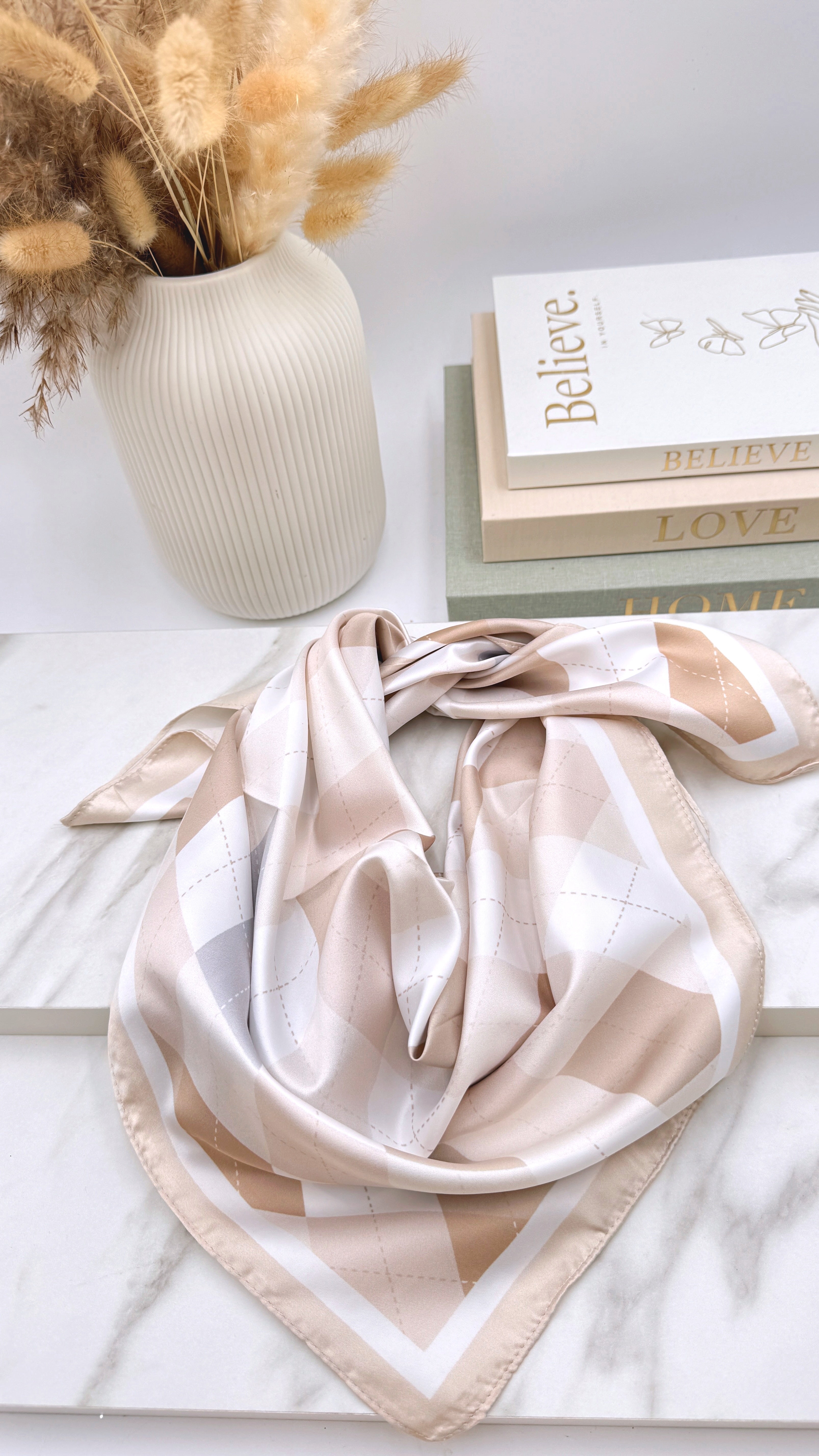 Halstuch Soft Geometry *Beige*