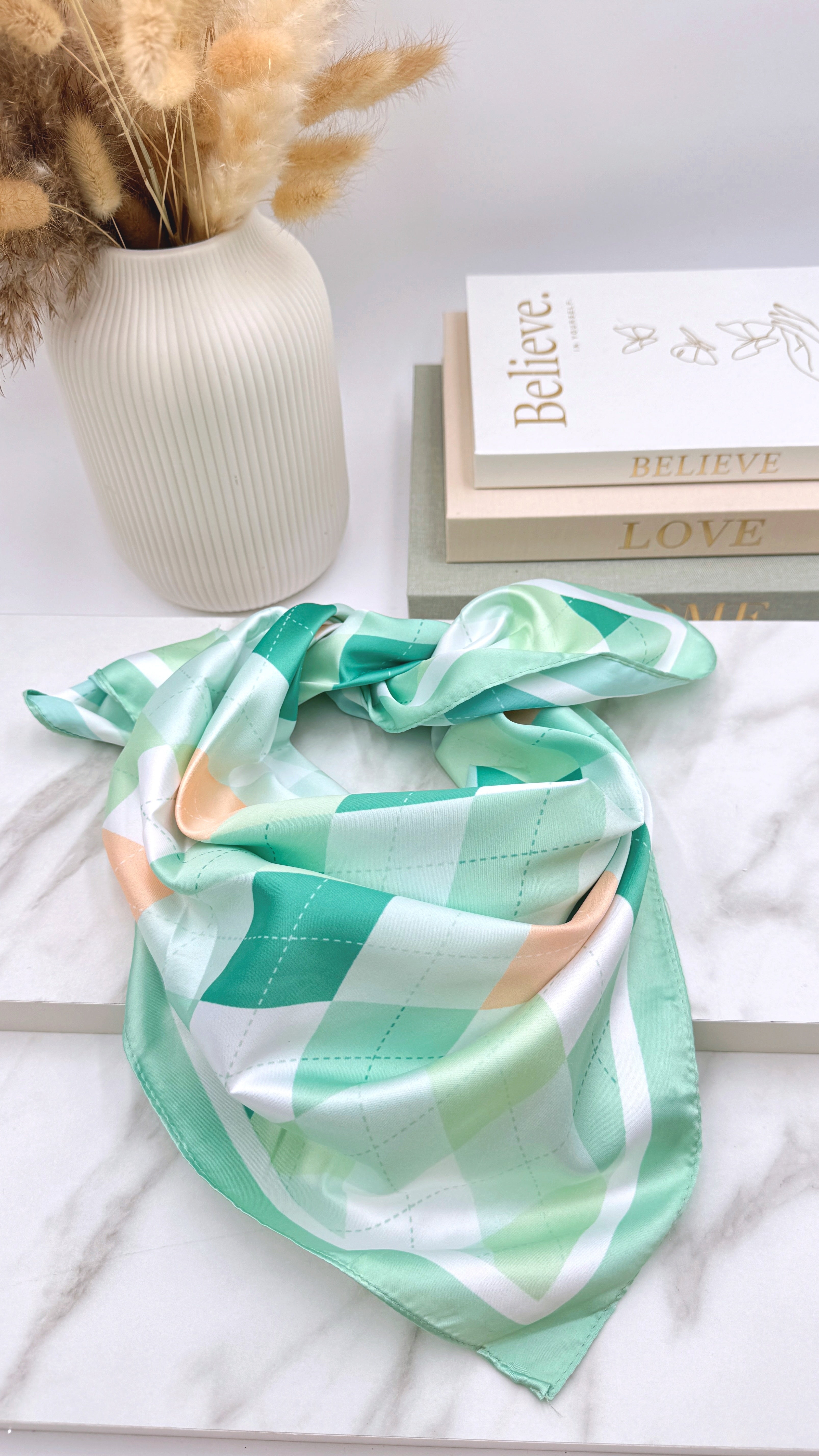 Halstuch Soft Geometry *Mint*