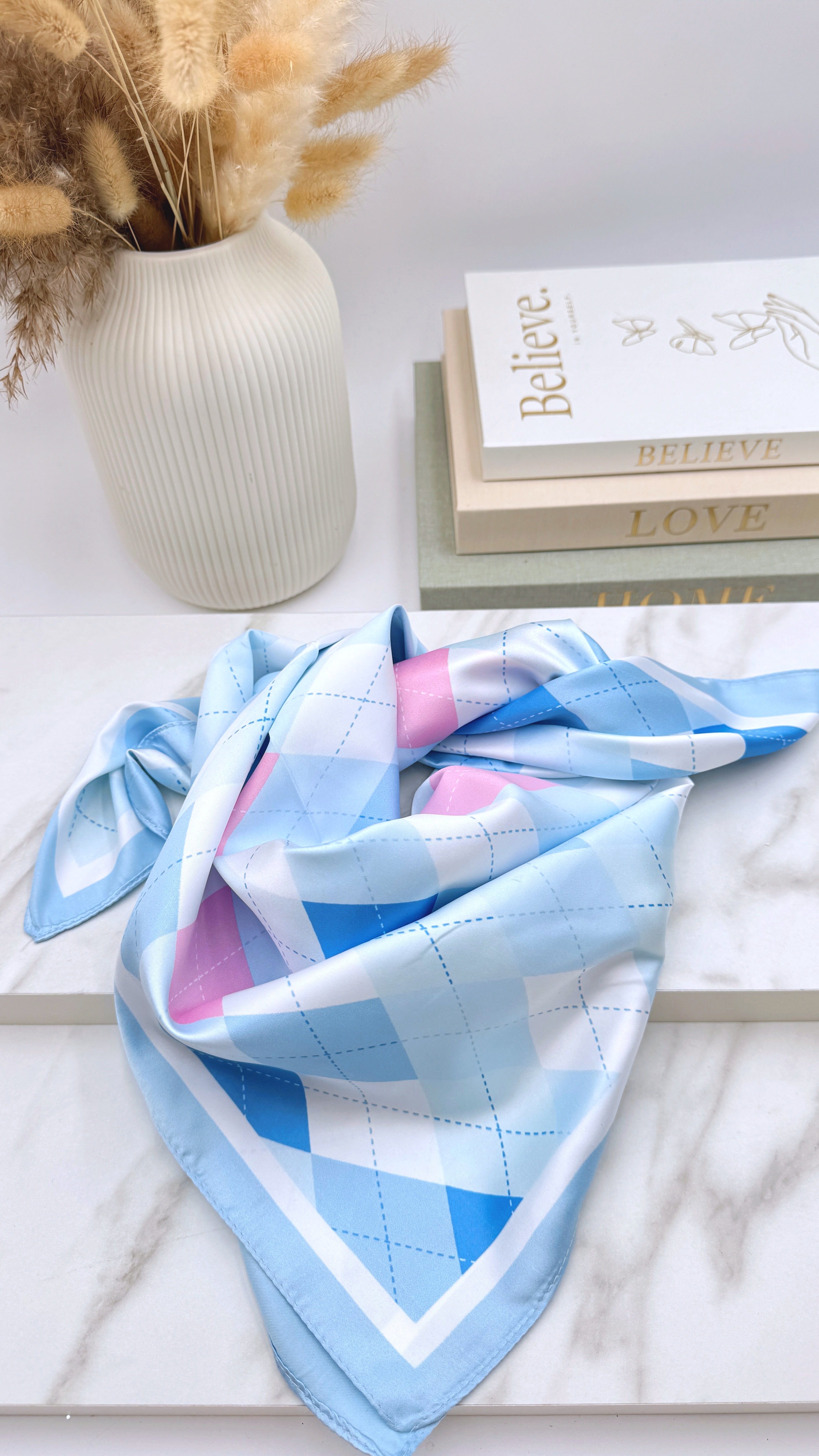 Halstuch Soft Geometry *Blau*