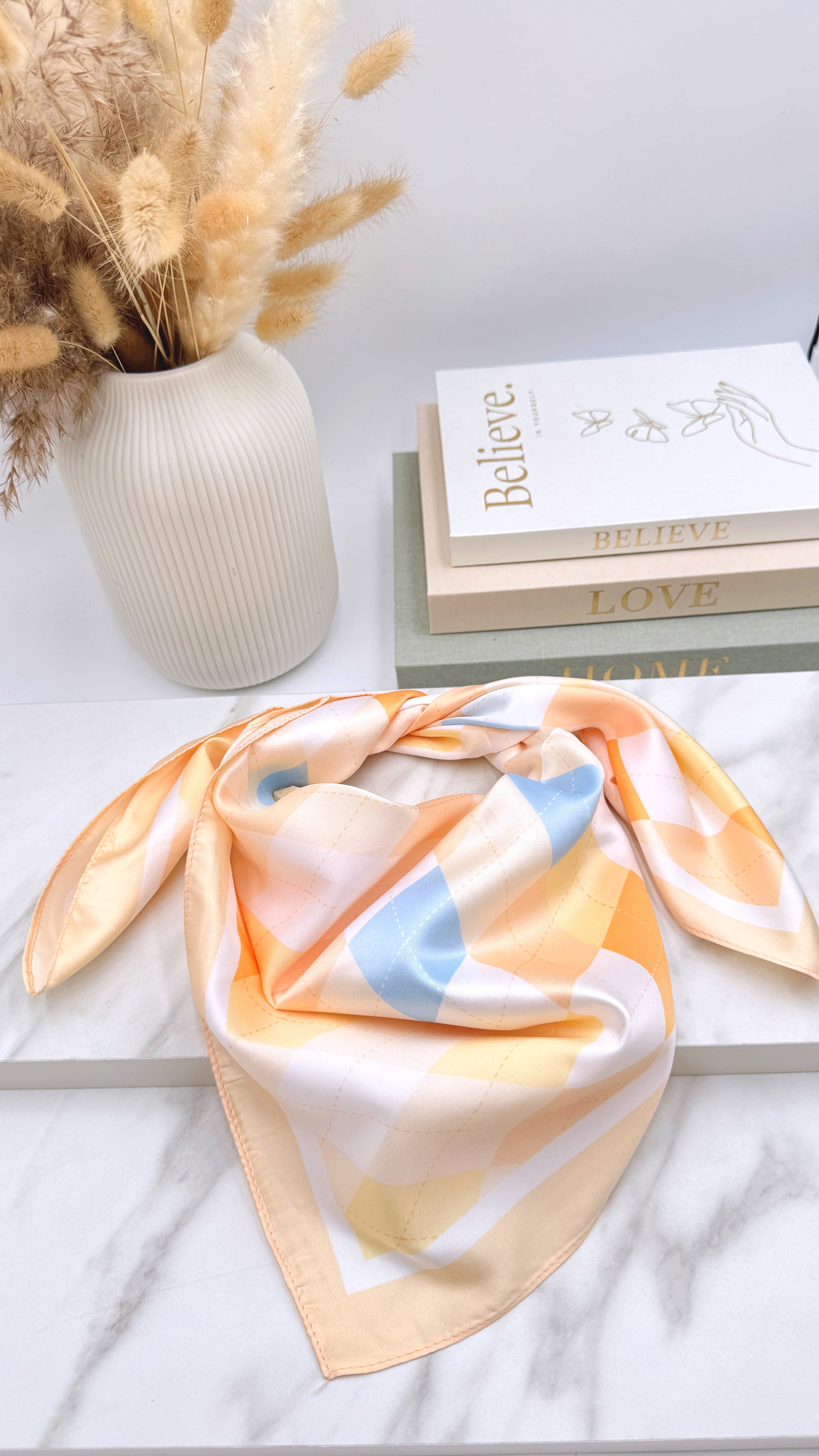 Halstuch Soft Geometry *Apricot*