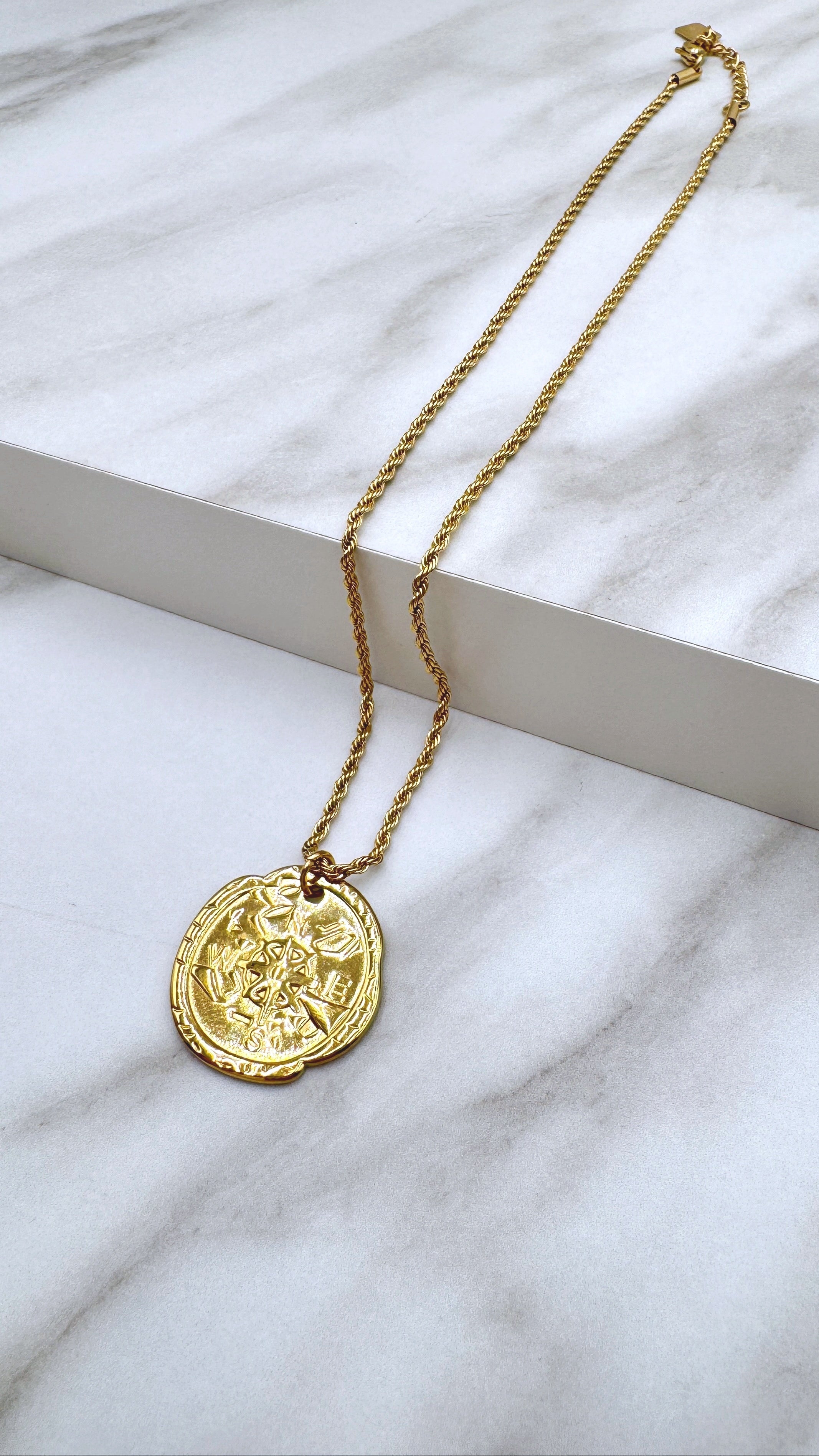 Halskette Sun Medal