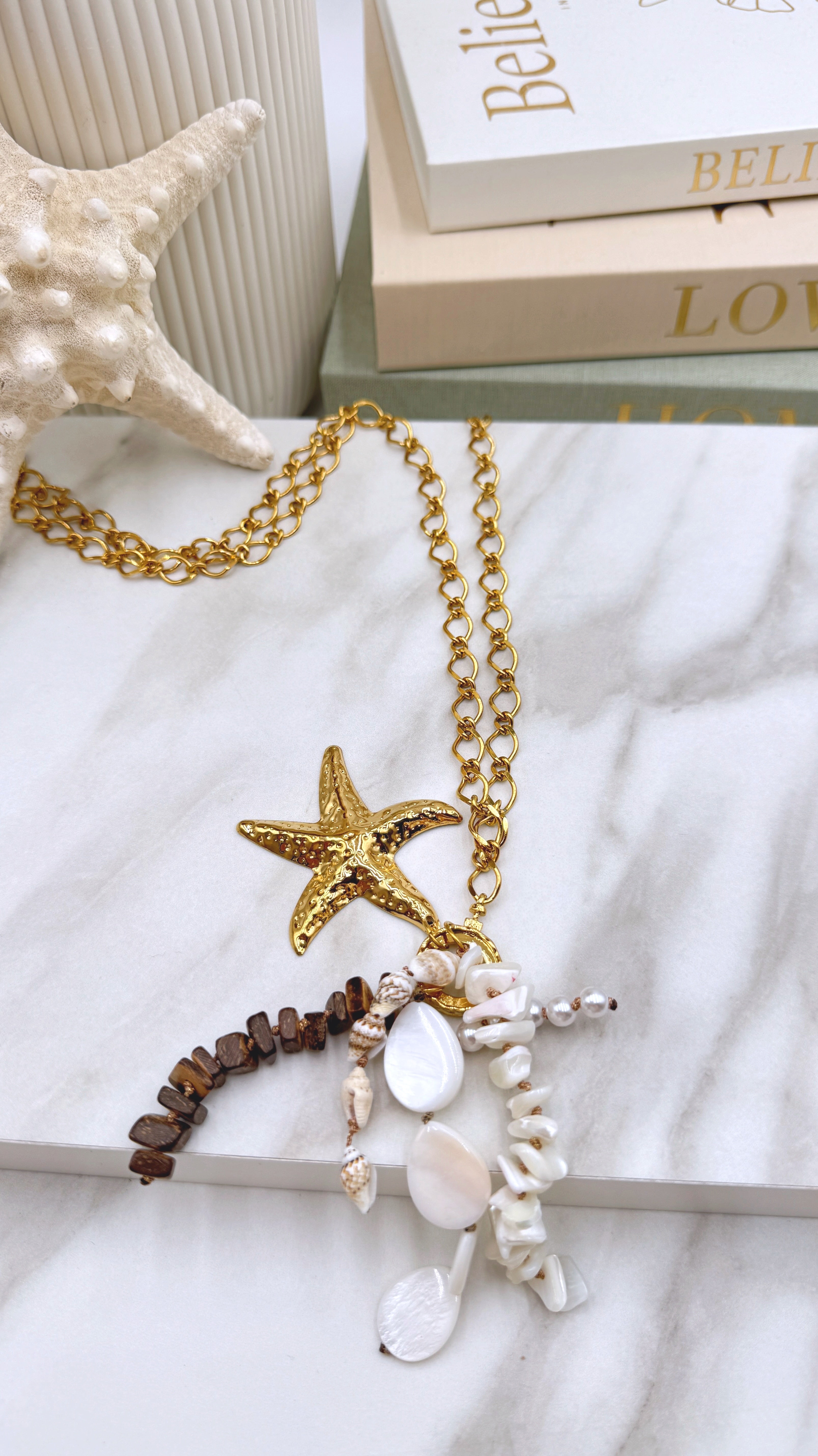 Lange Halskette Pearl Coast