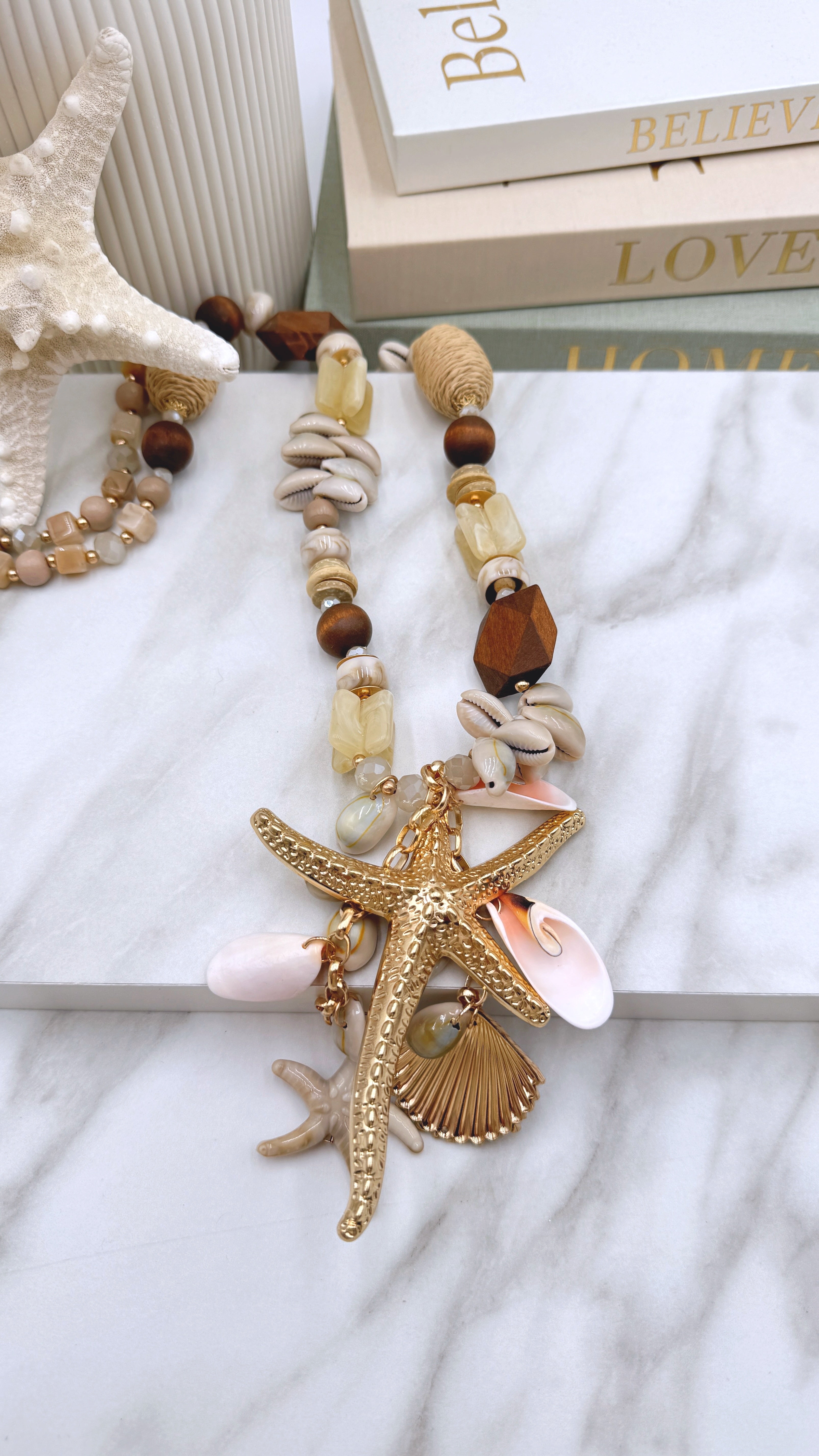 Lange Halskette Desert Shore