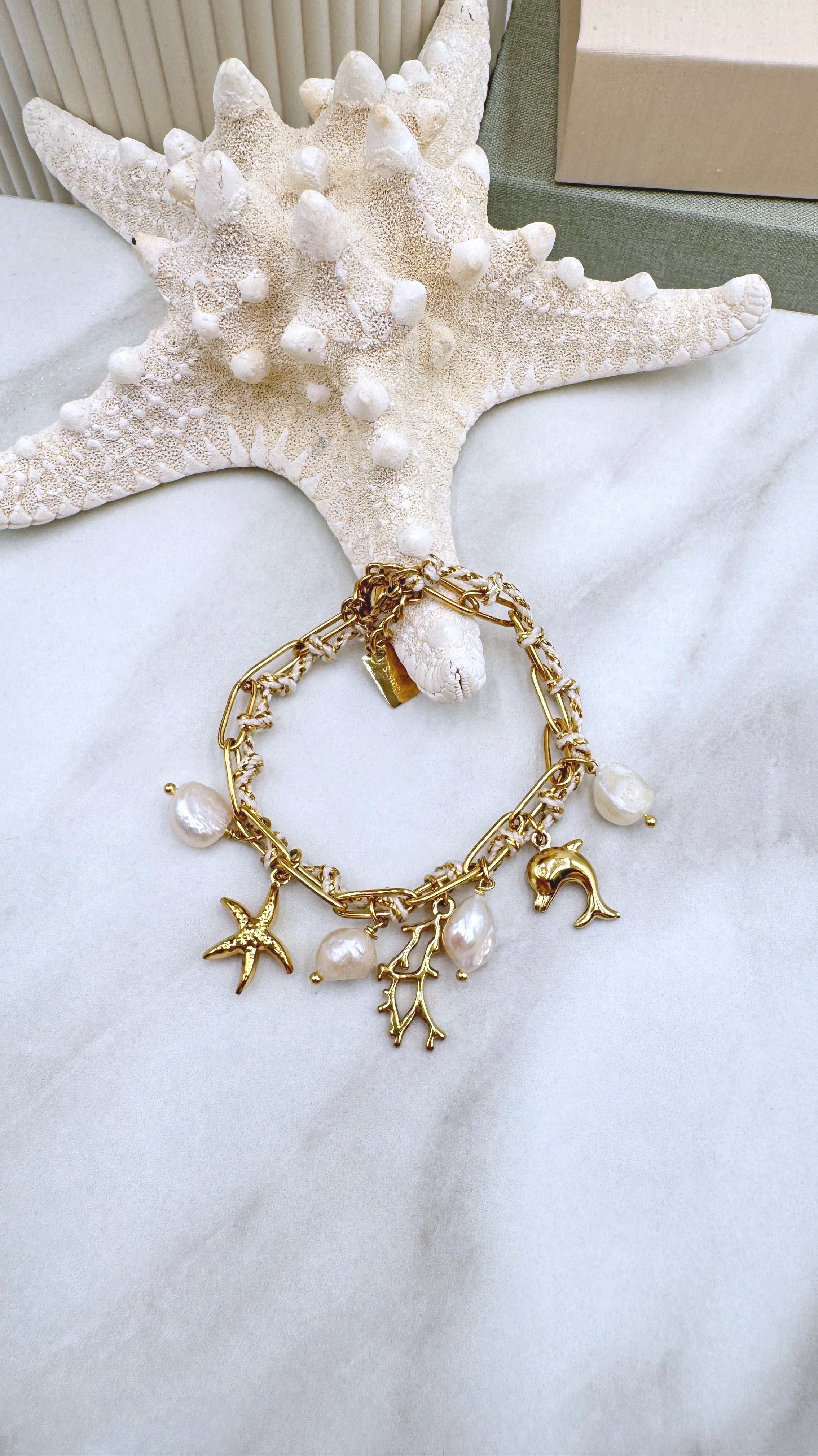 Armband Boho Pearl