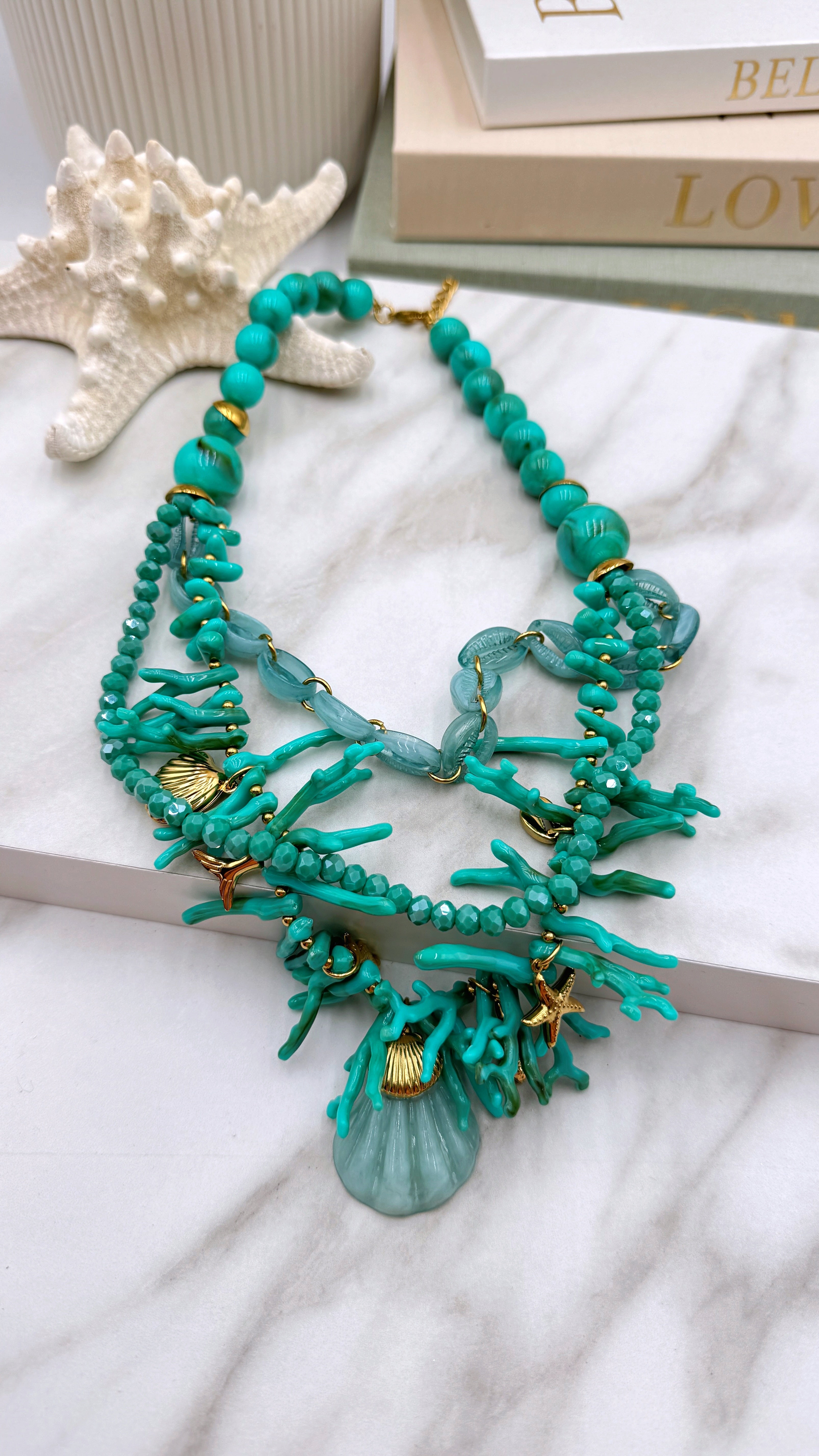 Halskette Capri Coral *Türkis*