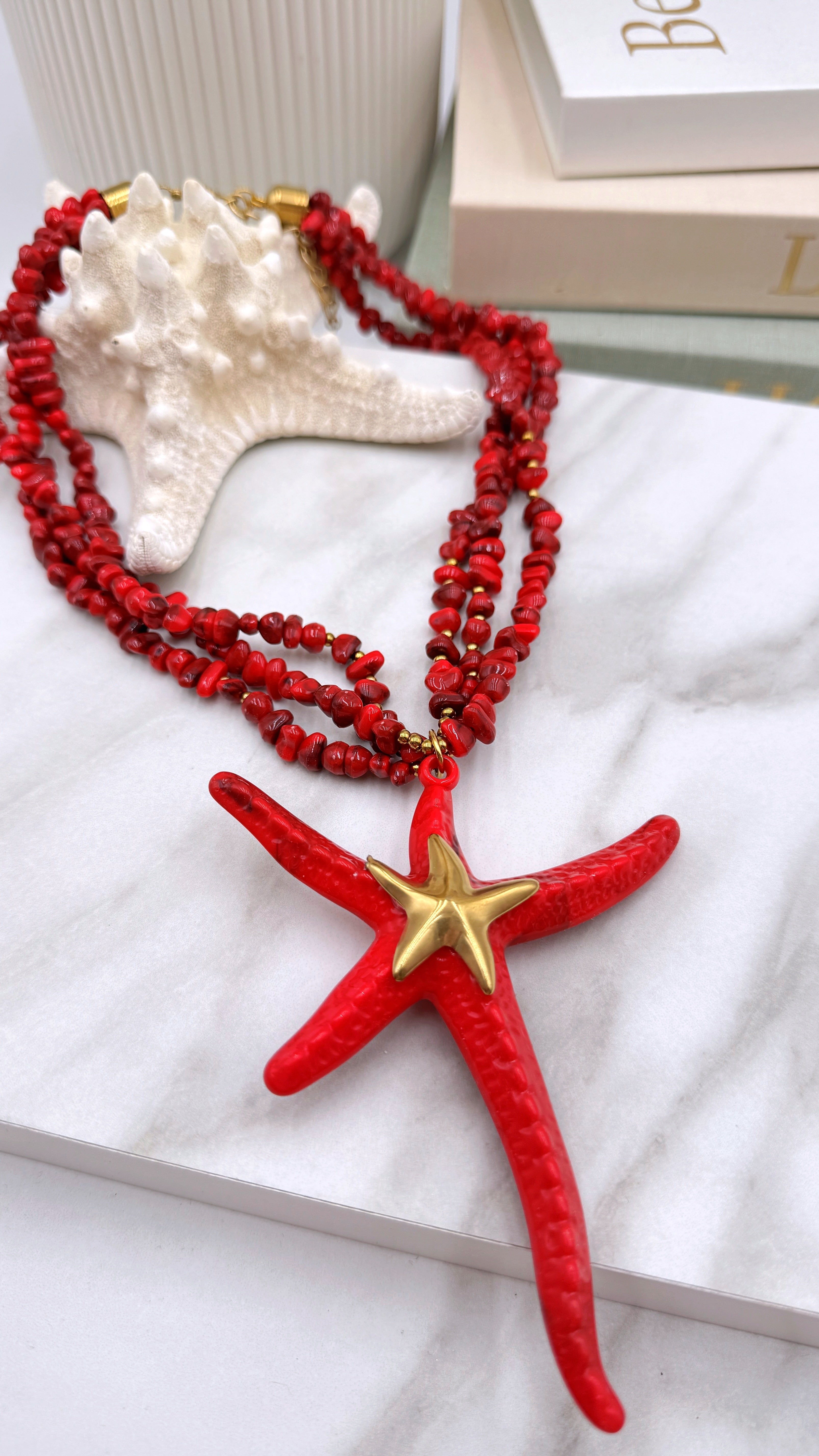 Halskette Summer Star *Rot*