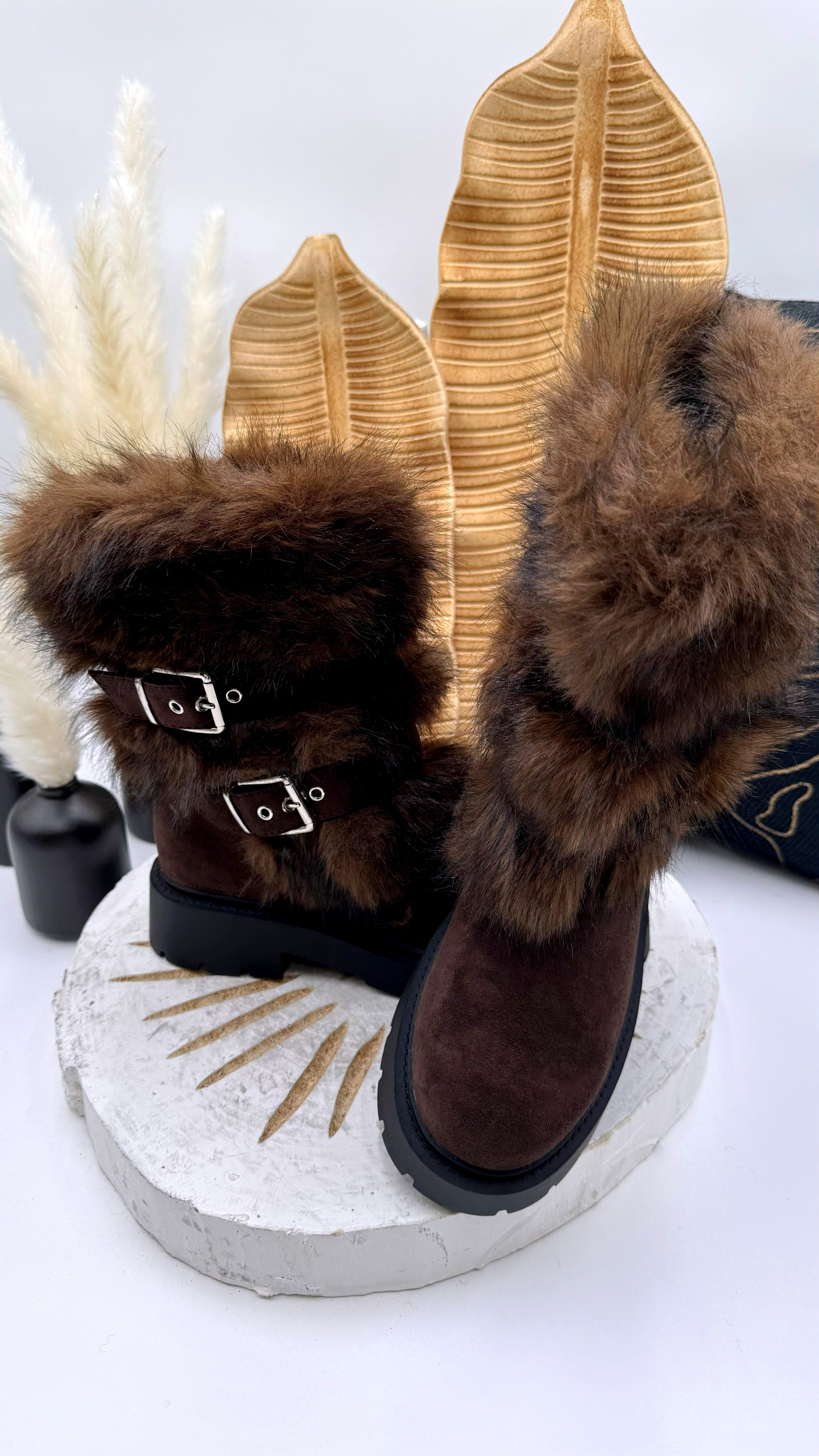 Boots Winter Glam *Schoko*