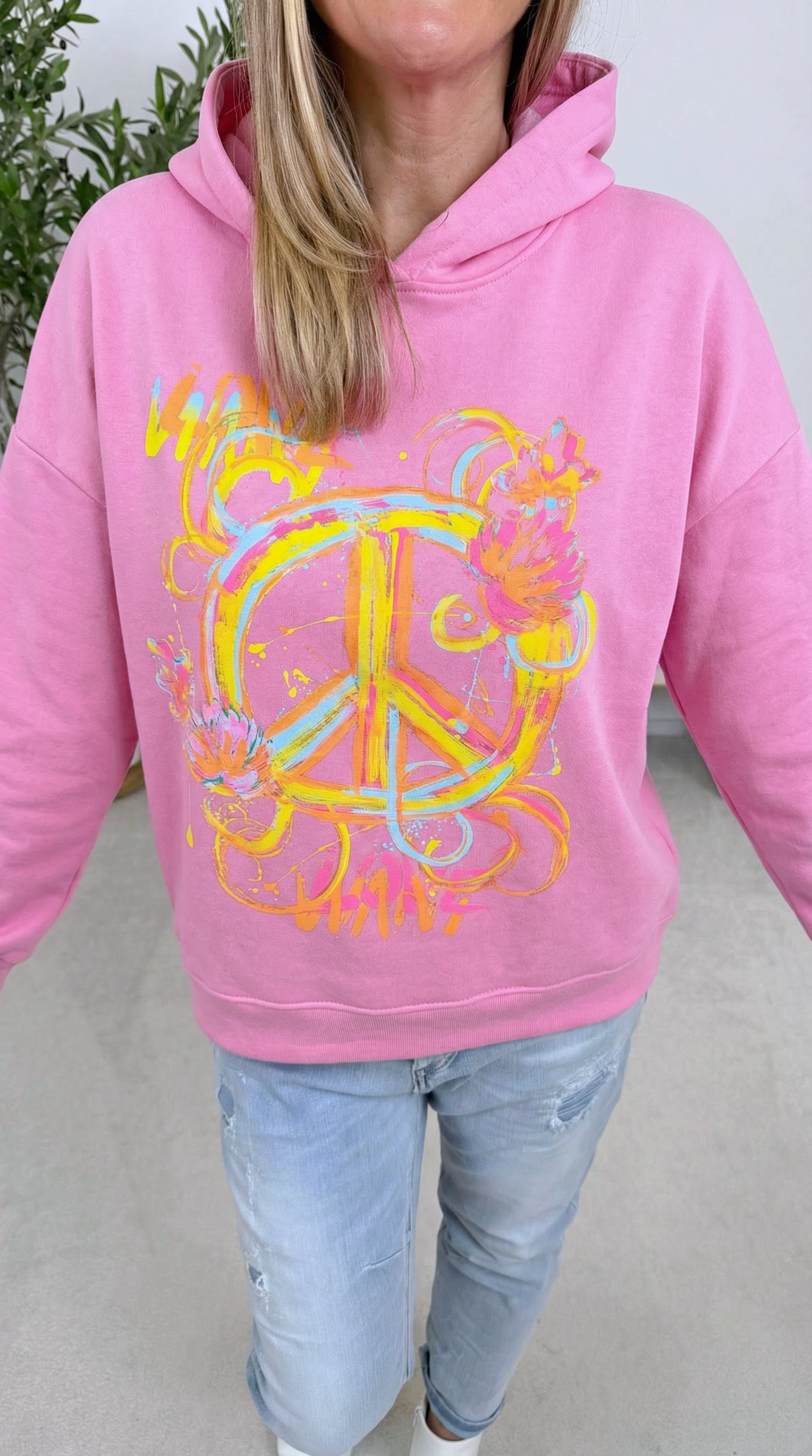 Hoodie Paint Splash *Pink*