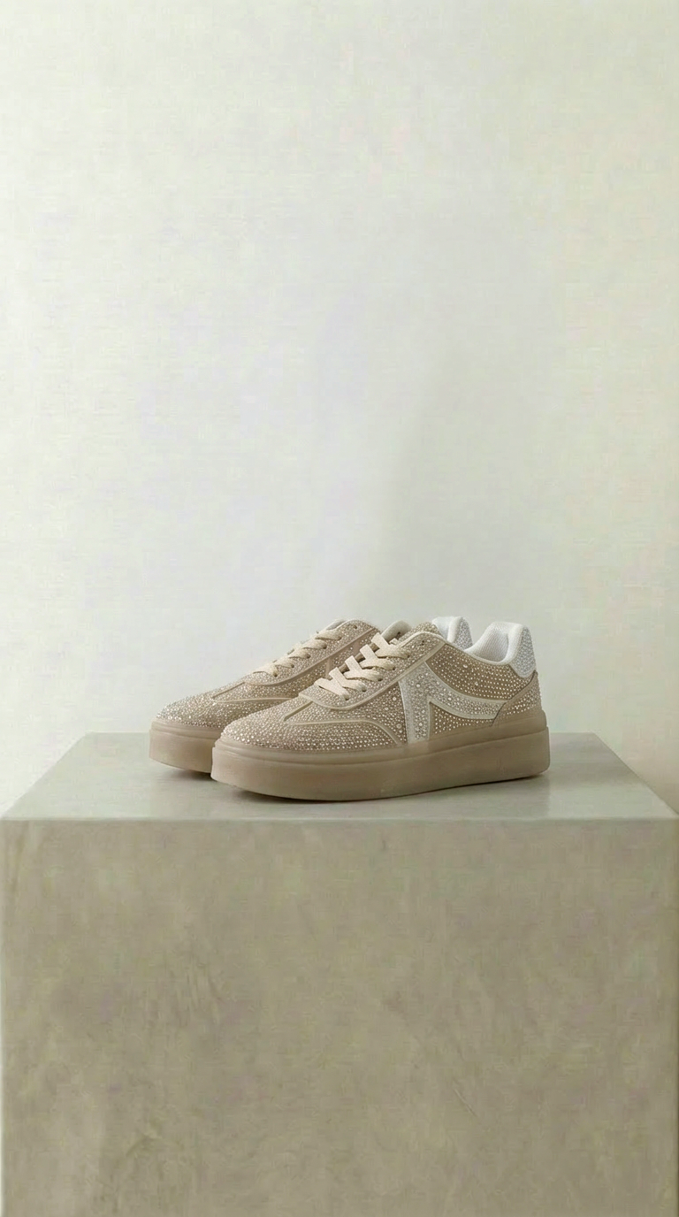 Sneaker Diamond Queen *Beige*