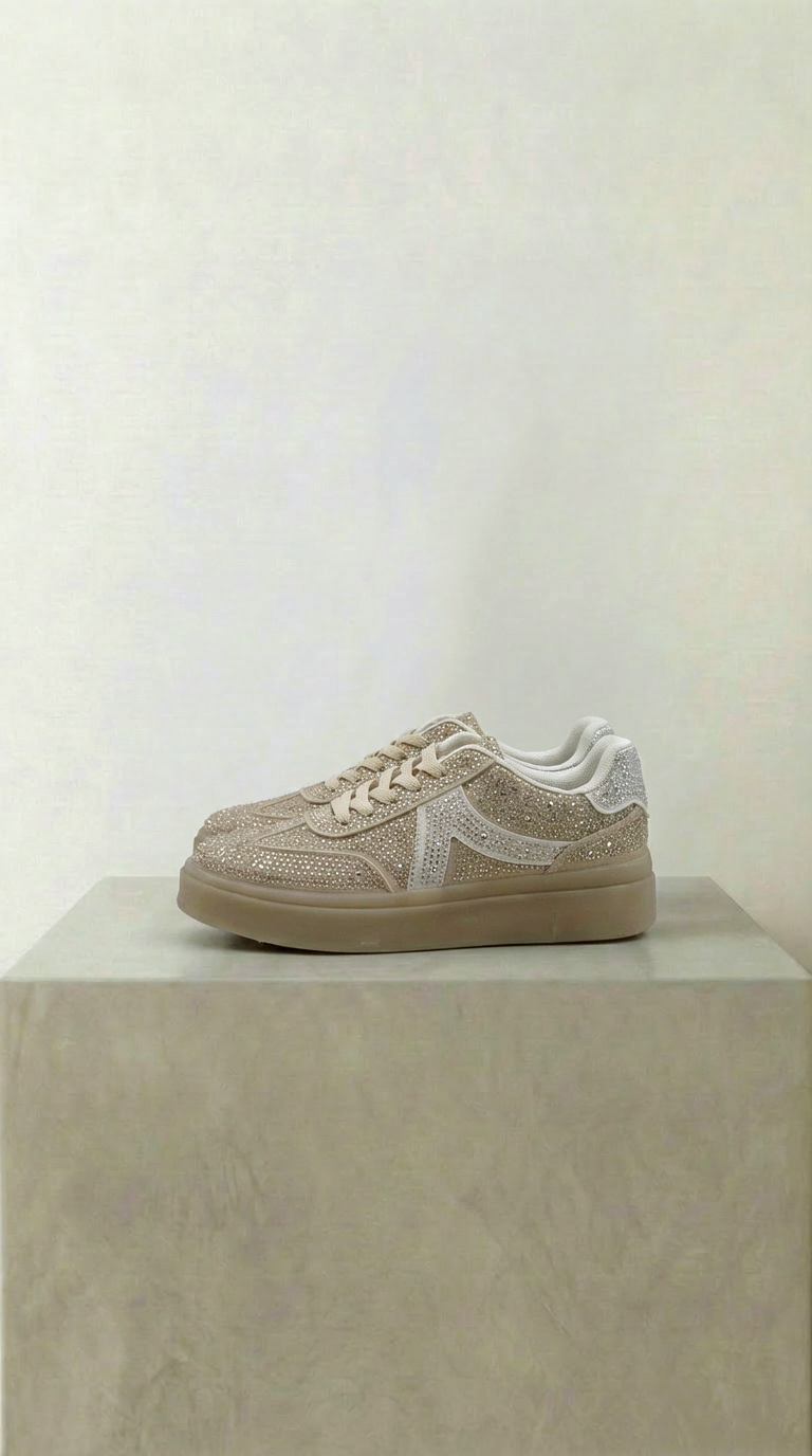 Sneaker Diamond Queen *Beige*