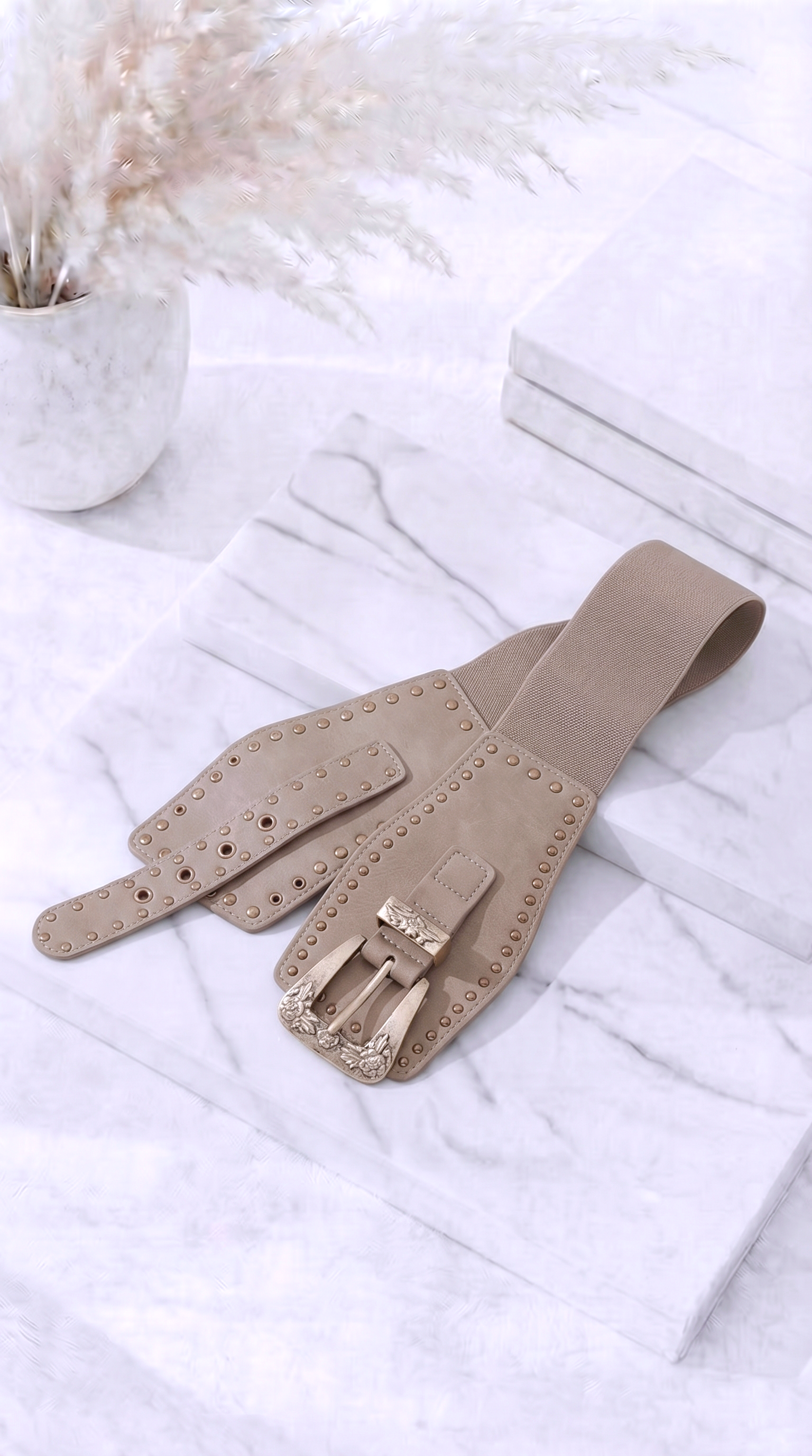 Gürtel Edge Statement *Beige*