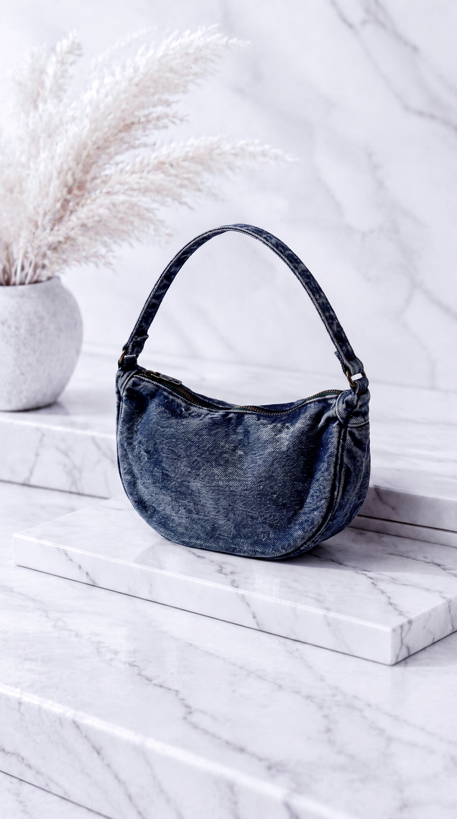 Bauchtasche Look Like Denim *Blau*