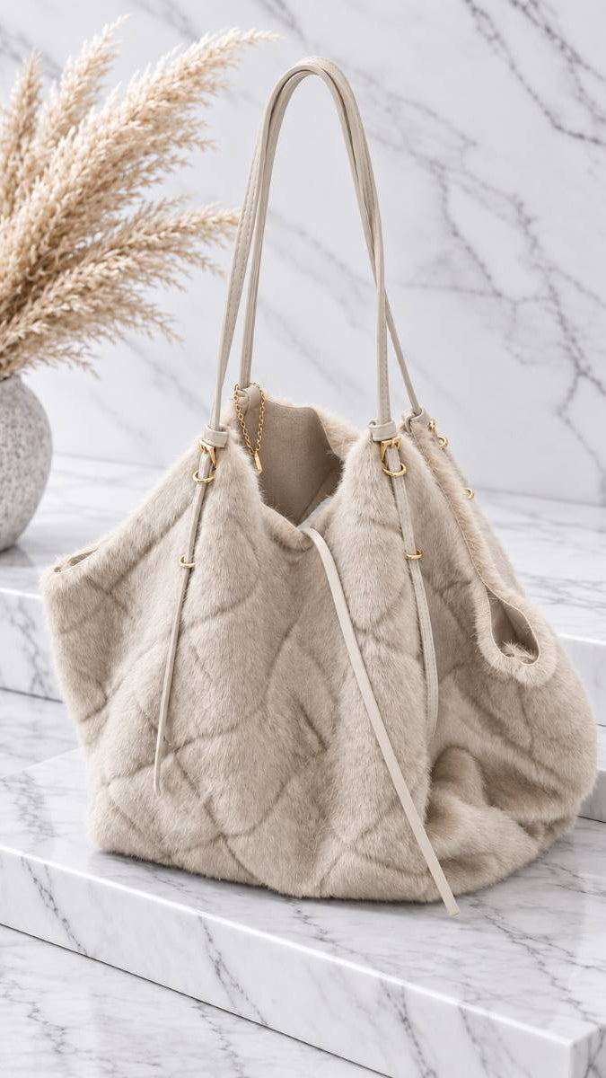 Shopper Teddy Luxe *Beige* - Power of Princess