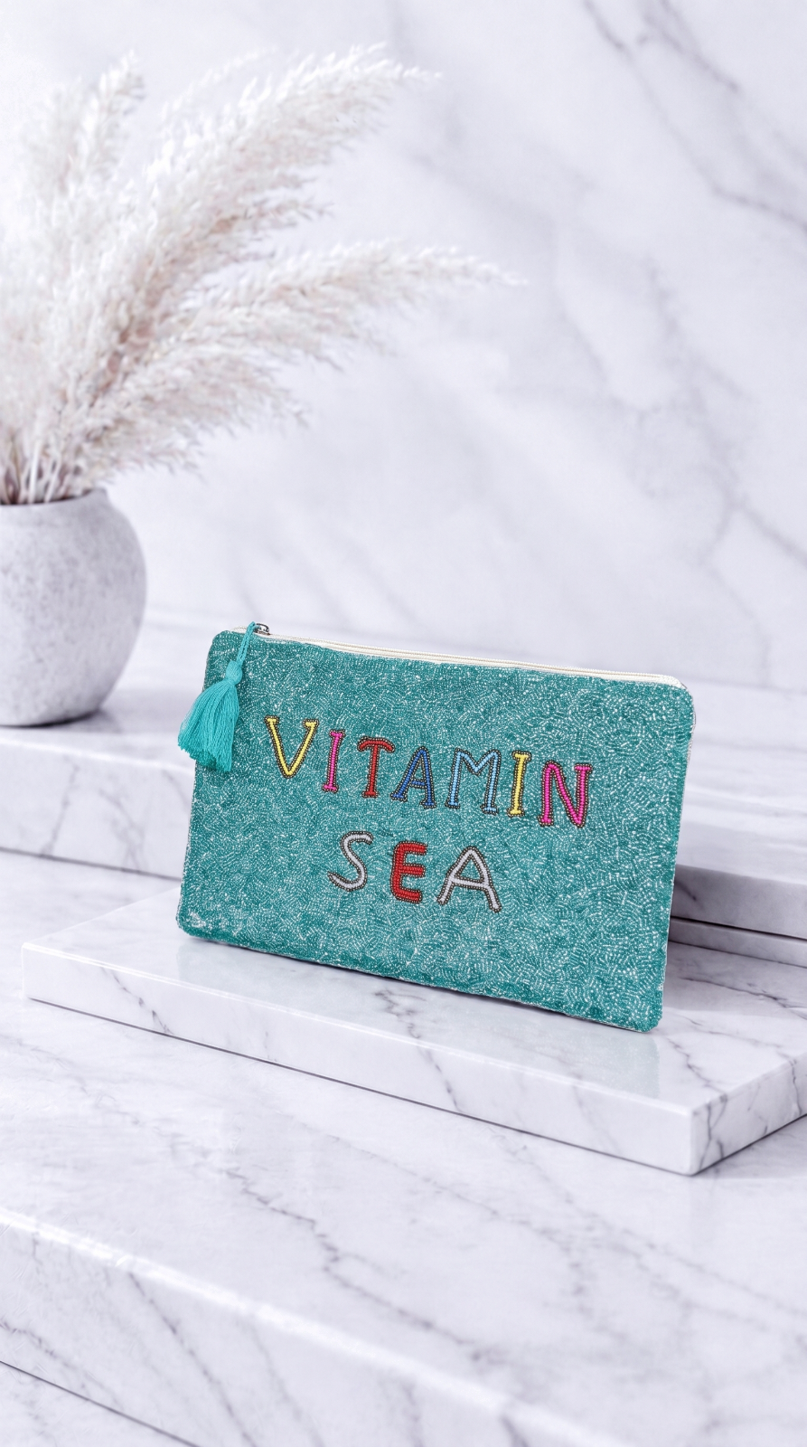 Clutch Vitamin Sea *Groß* Türkis