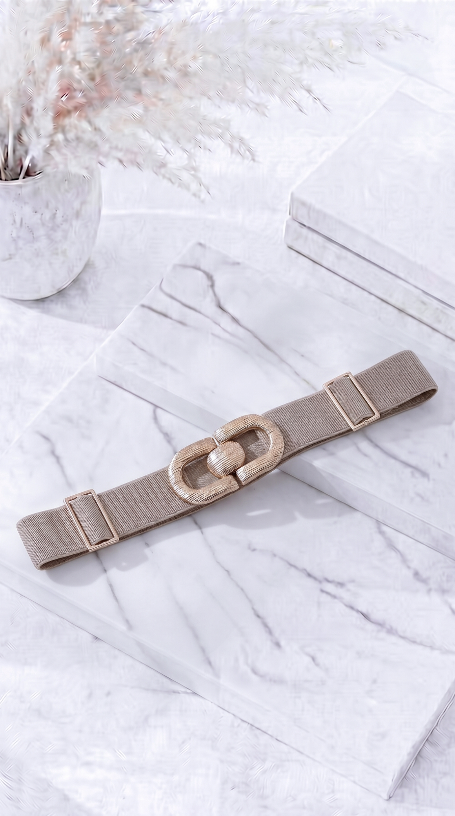Gürtel Loop Elegance *Beige/Gold*