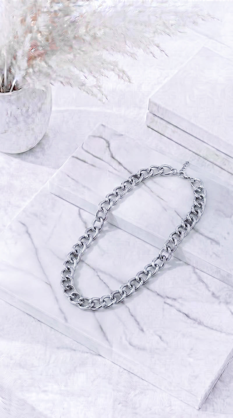 Halskette Cool Chunky *Silber*