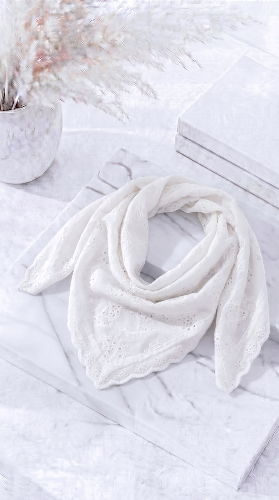 Halstuch White Summer