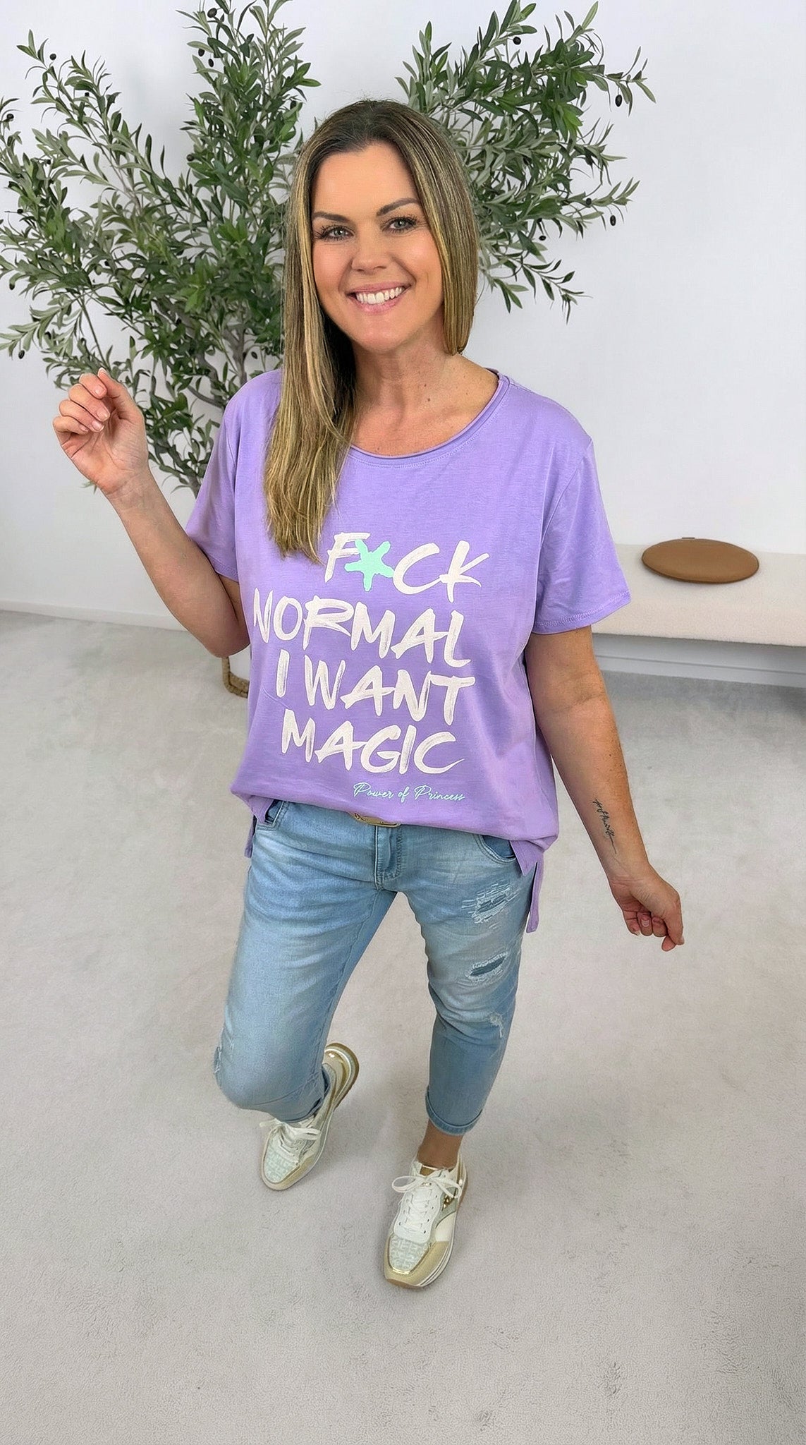 T-Shirt I Want Magic *Lila*