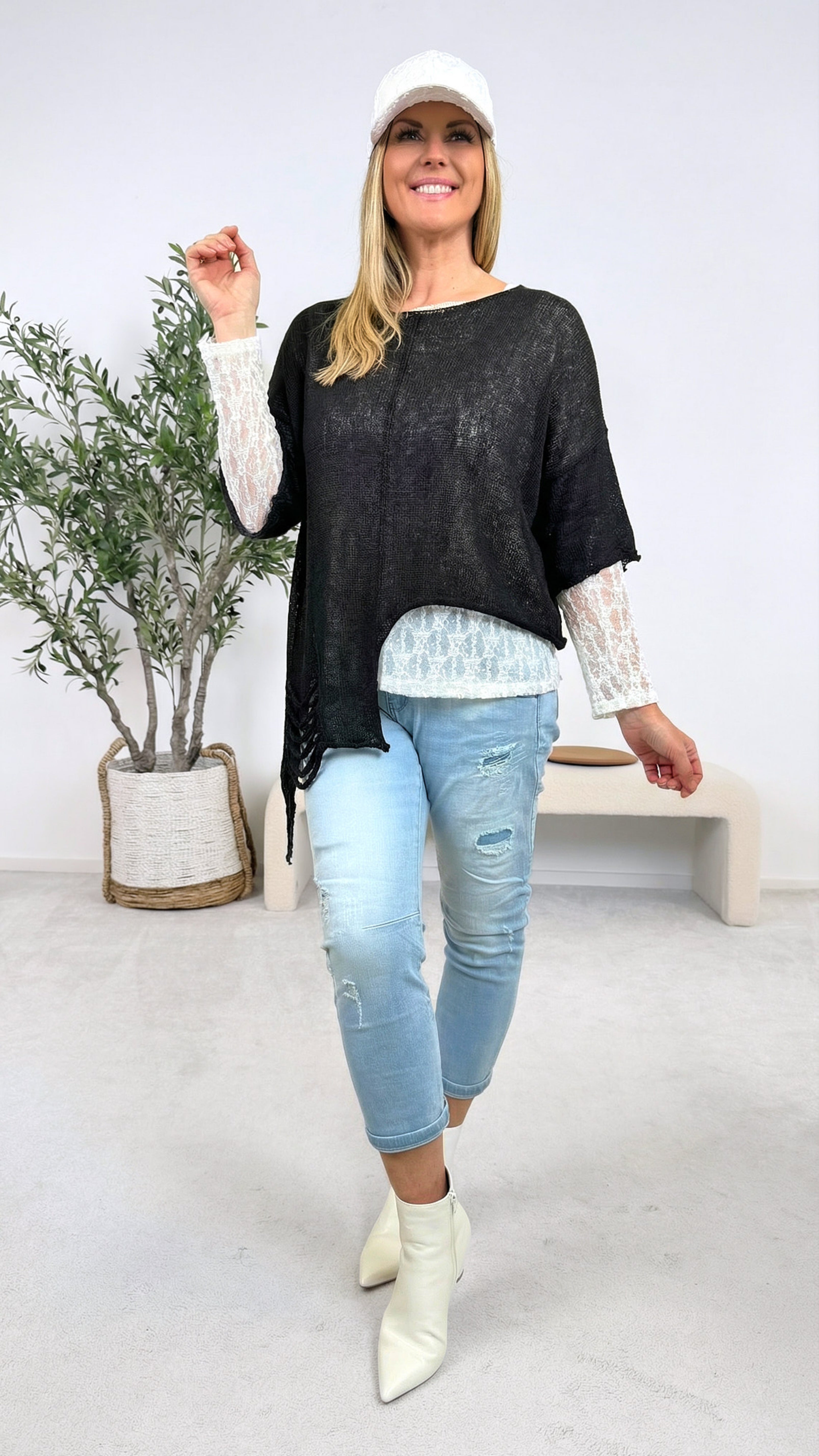 Pullover Daily Rebel *Schwarz*