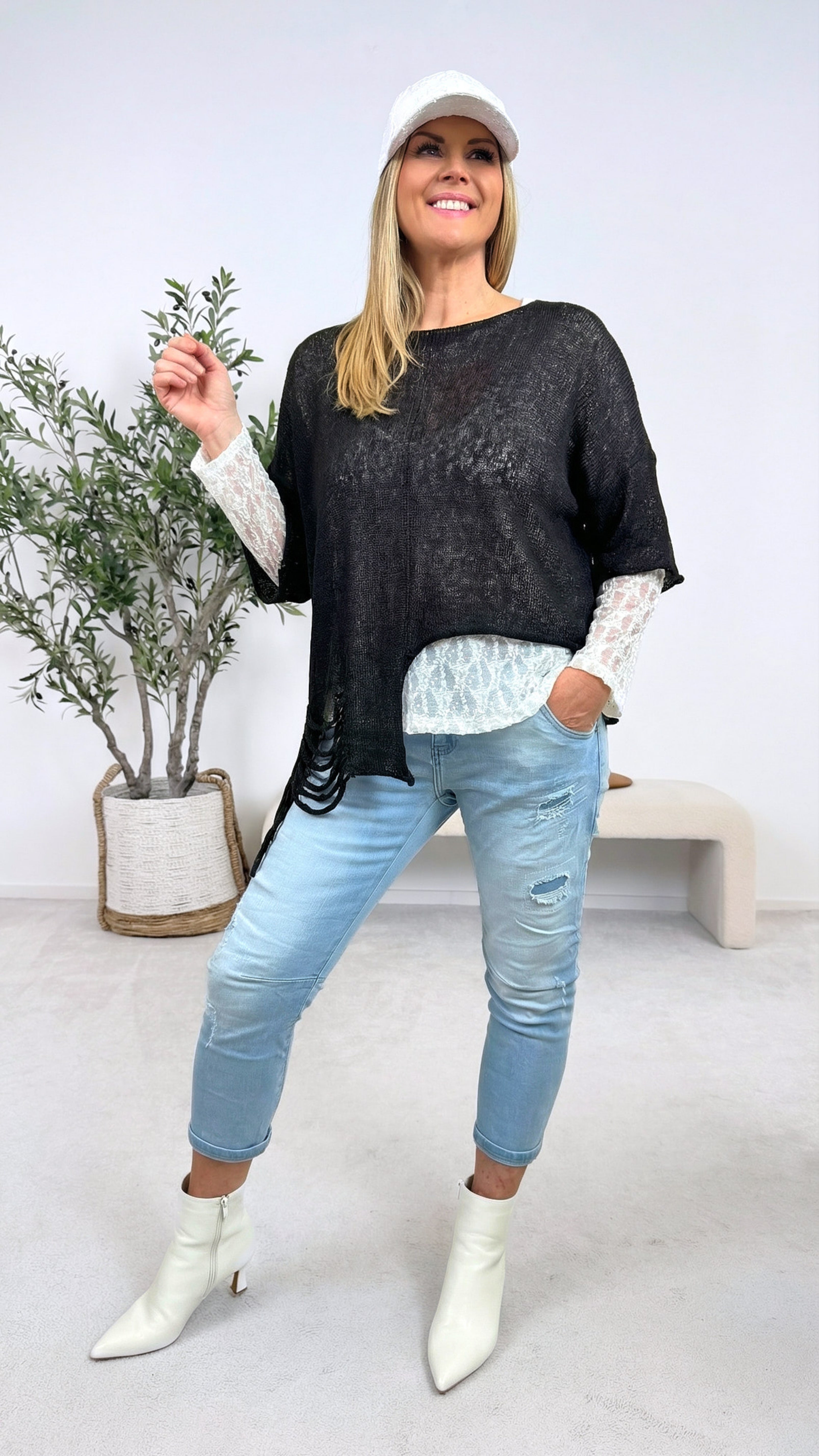 Pullover Daily Rebel *Schwarz*