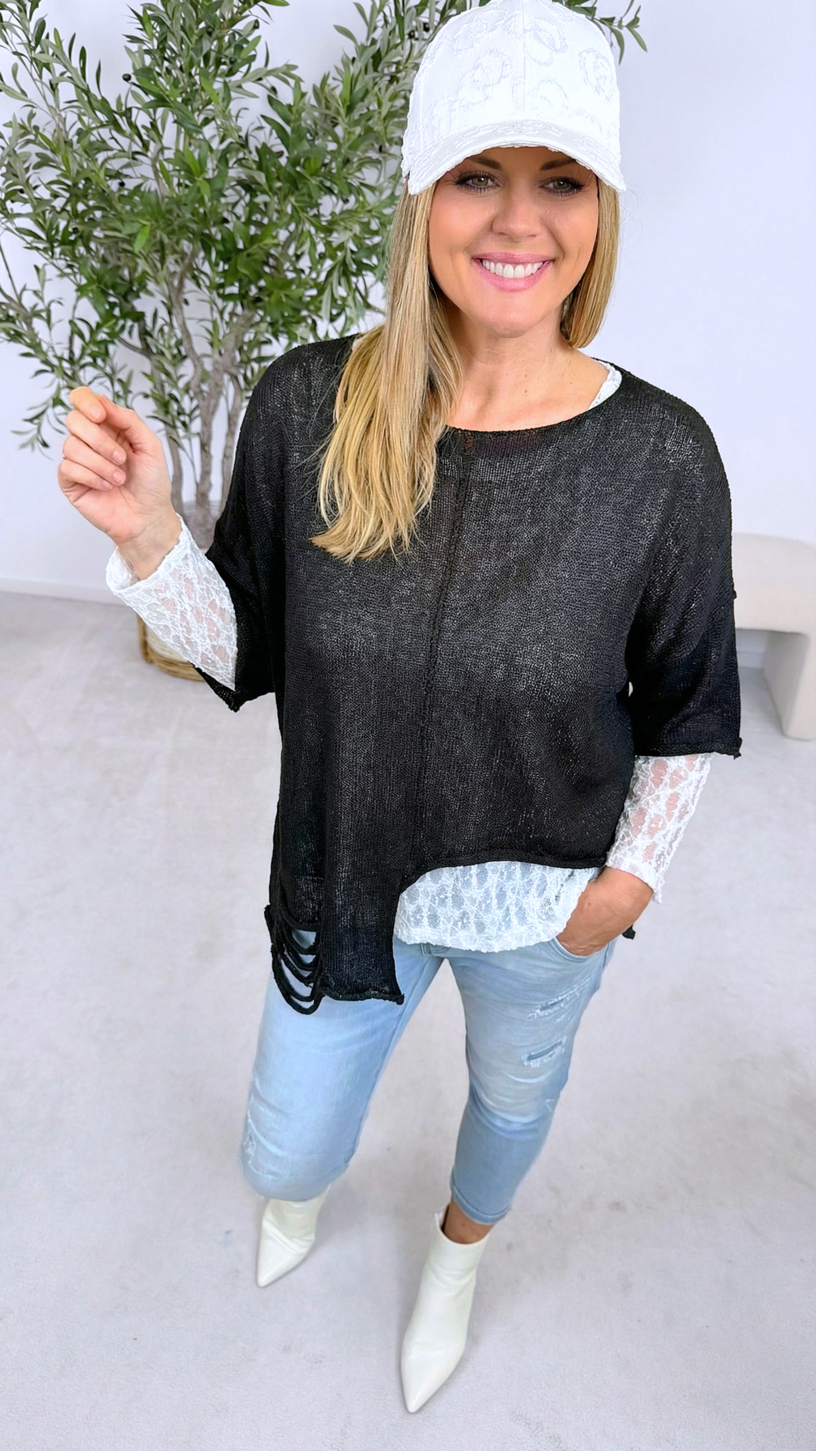 Pullover Daily Rebel *Schwarz*