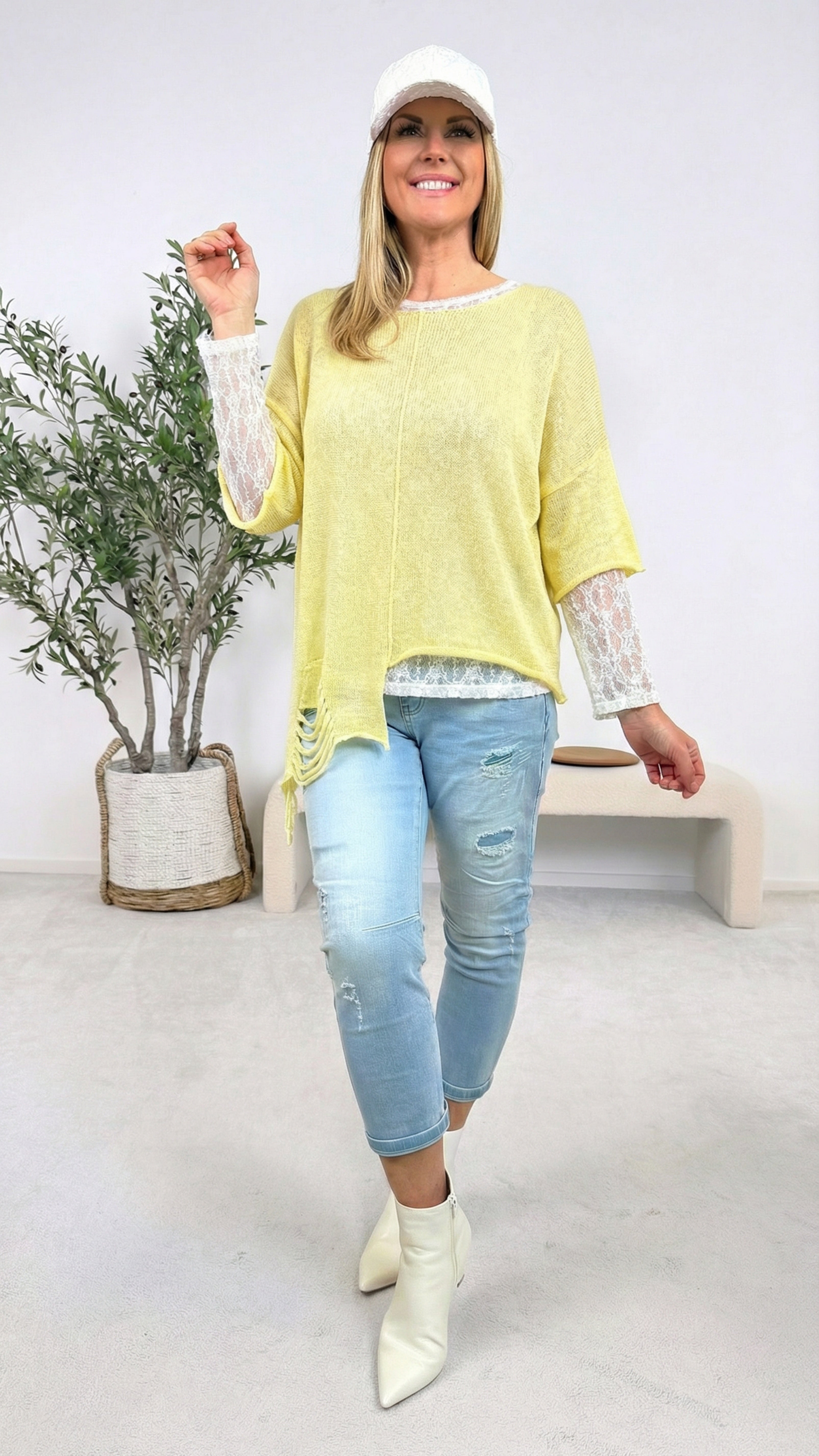 Pullover Daily Rebel *Gelb*