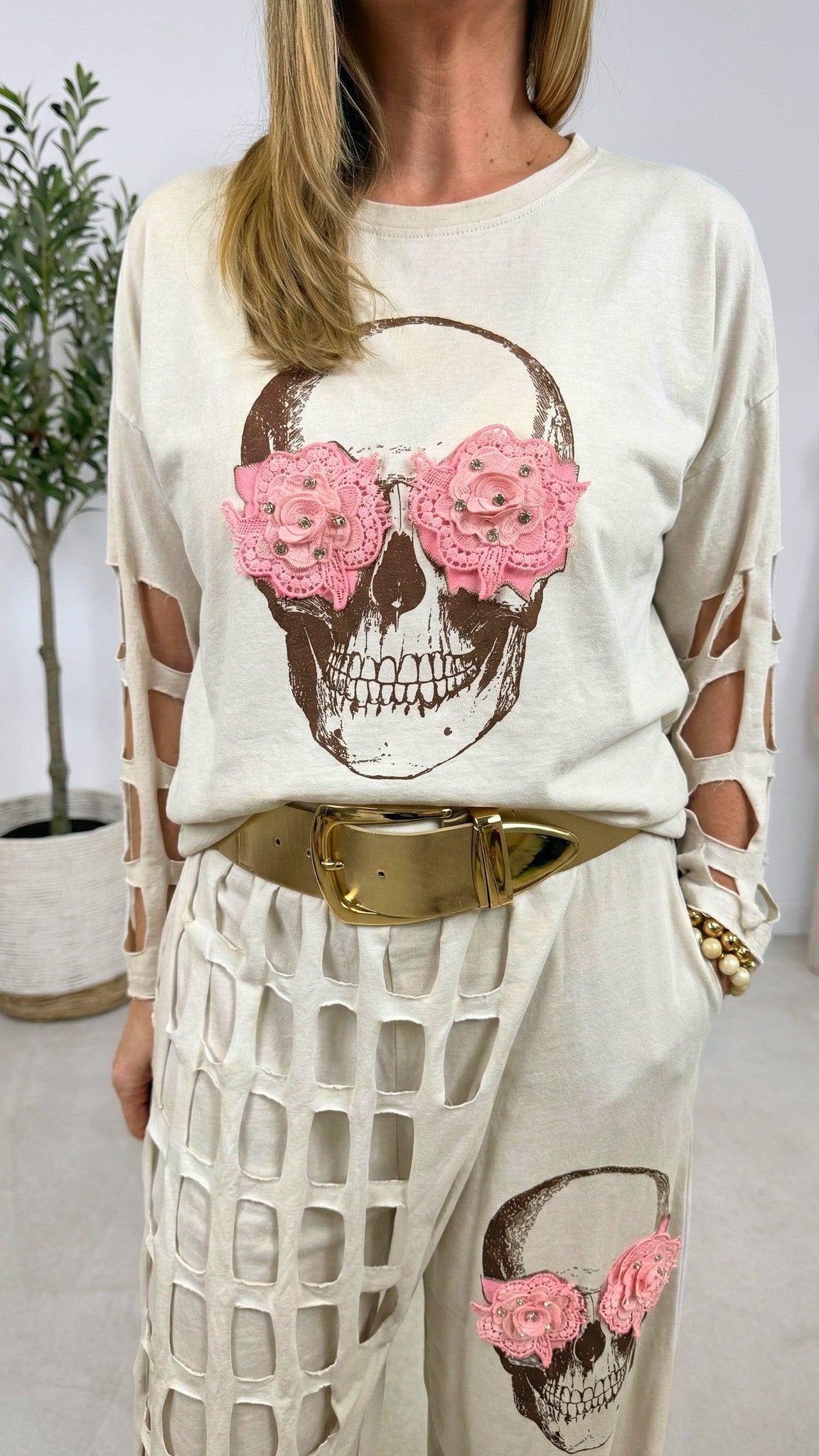 Sweatshirt Sunshine Rebel *Beige*