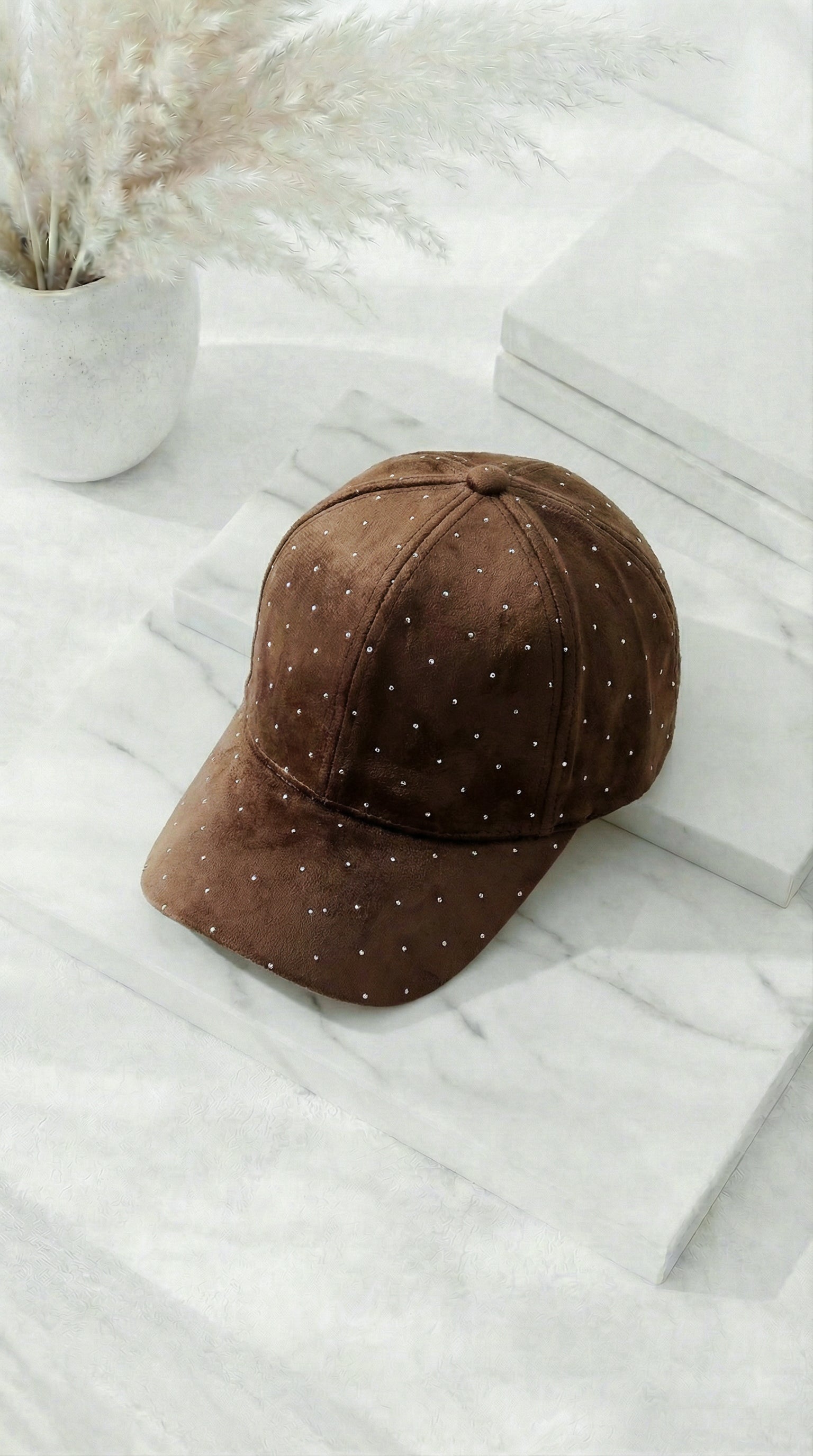 Kappe Satin Sparkle *Schoko*