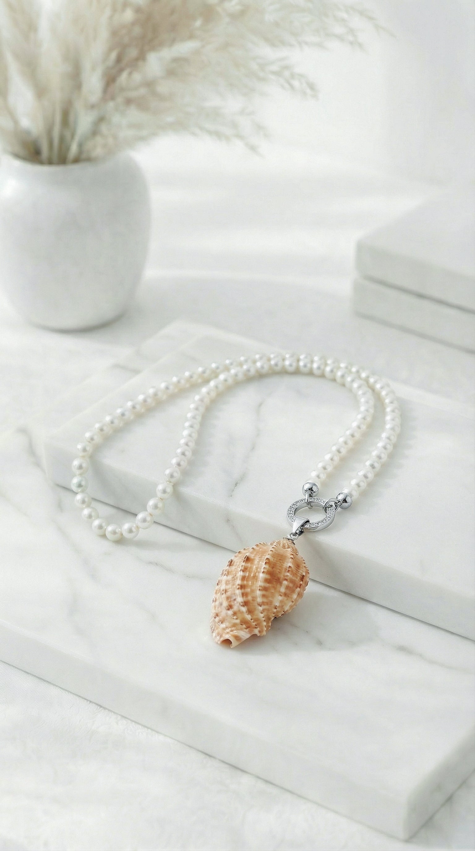 Halskette Tropical Muschel Charm