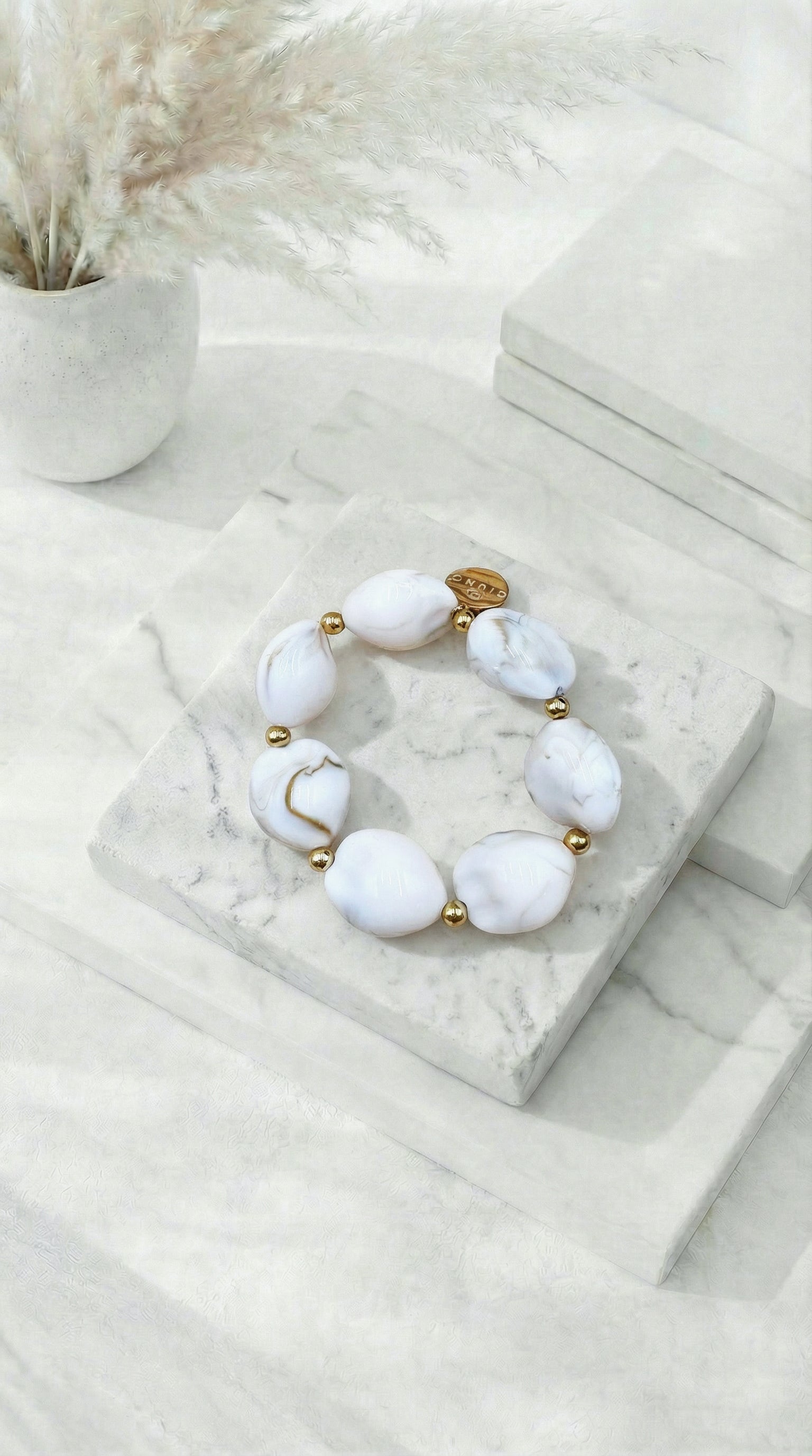 Perlenarmband Big Stone