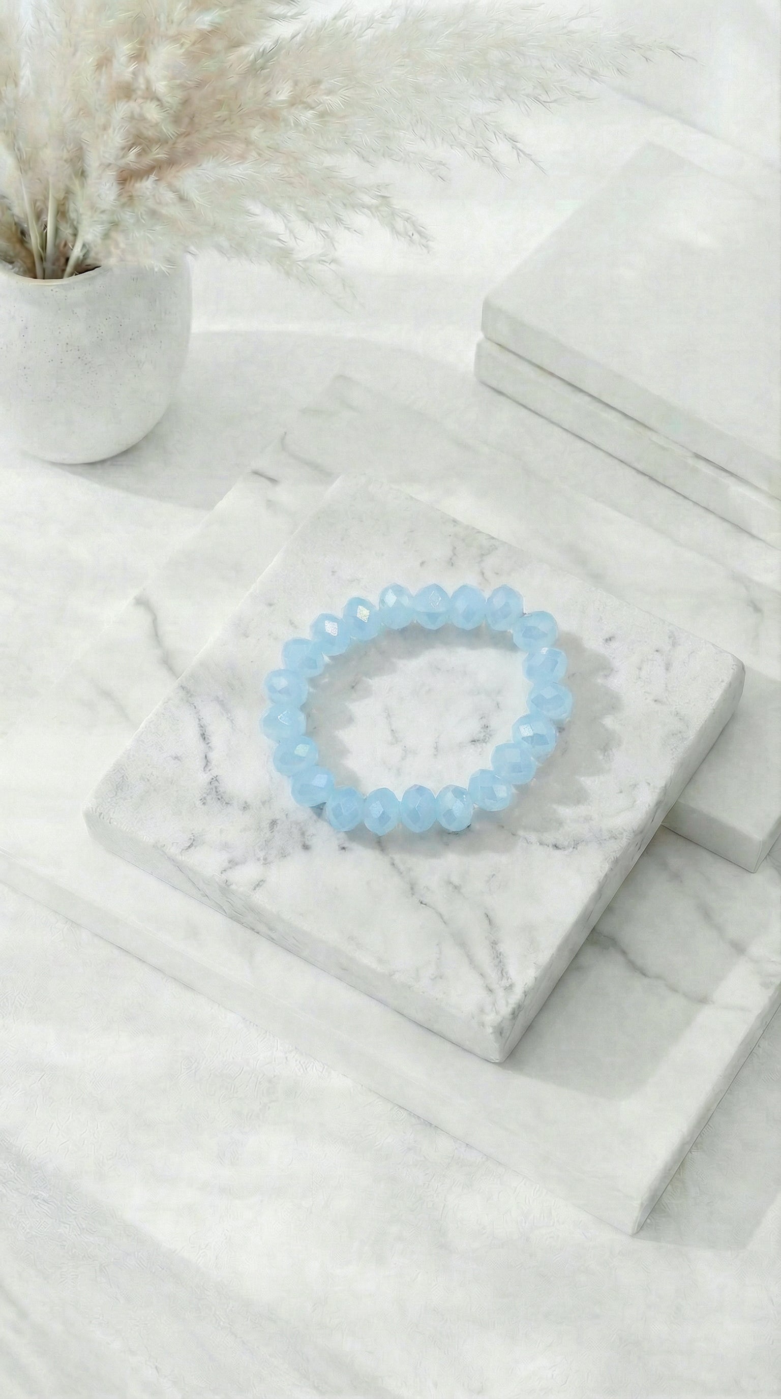 Perlenarmband Glittering *Pastell* (6 Farben)