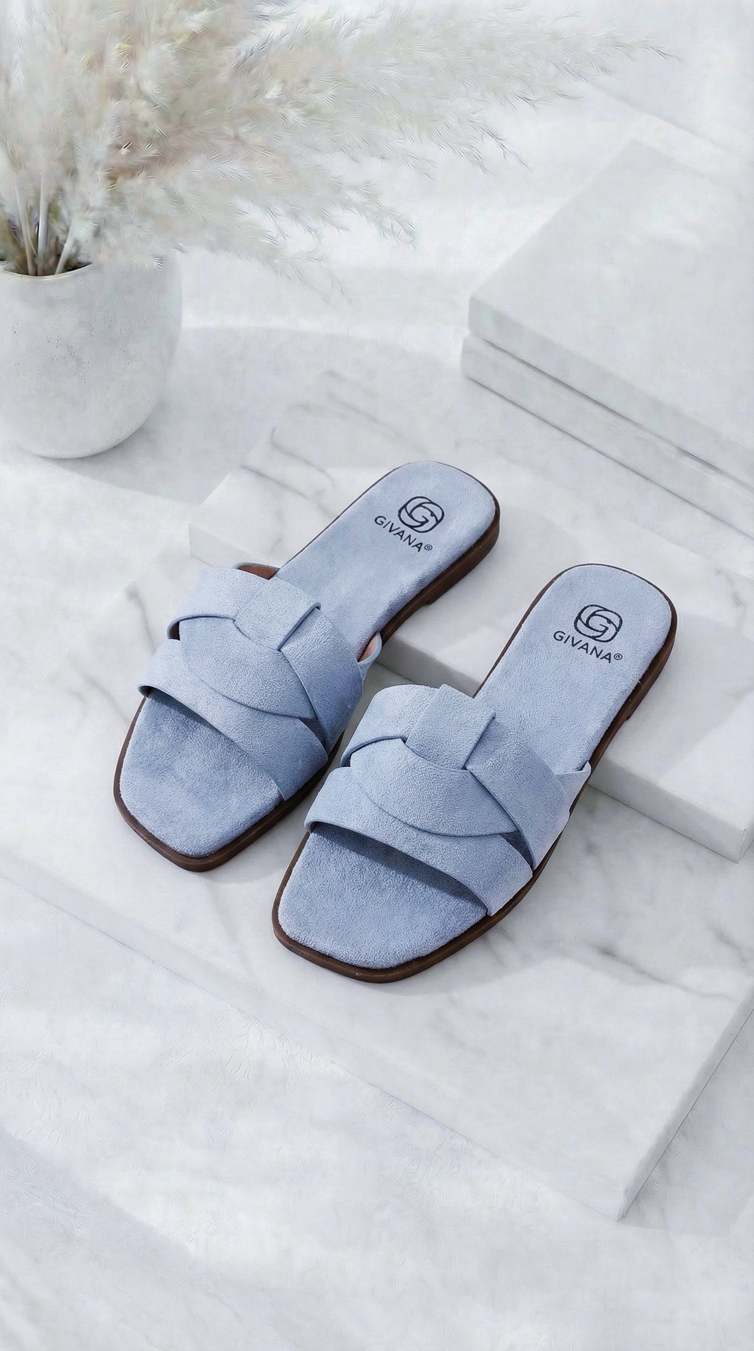 Sandale Velvet Summer * Blau*