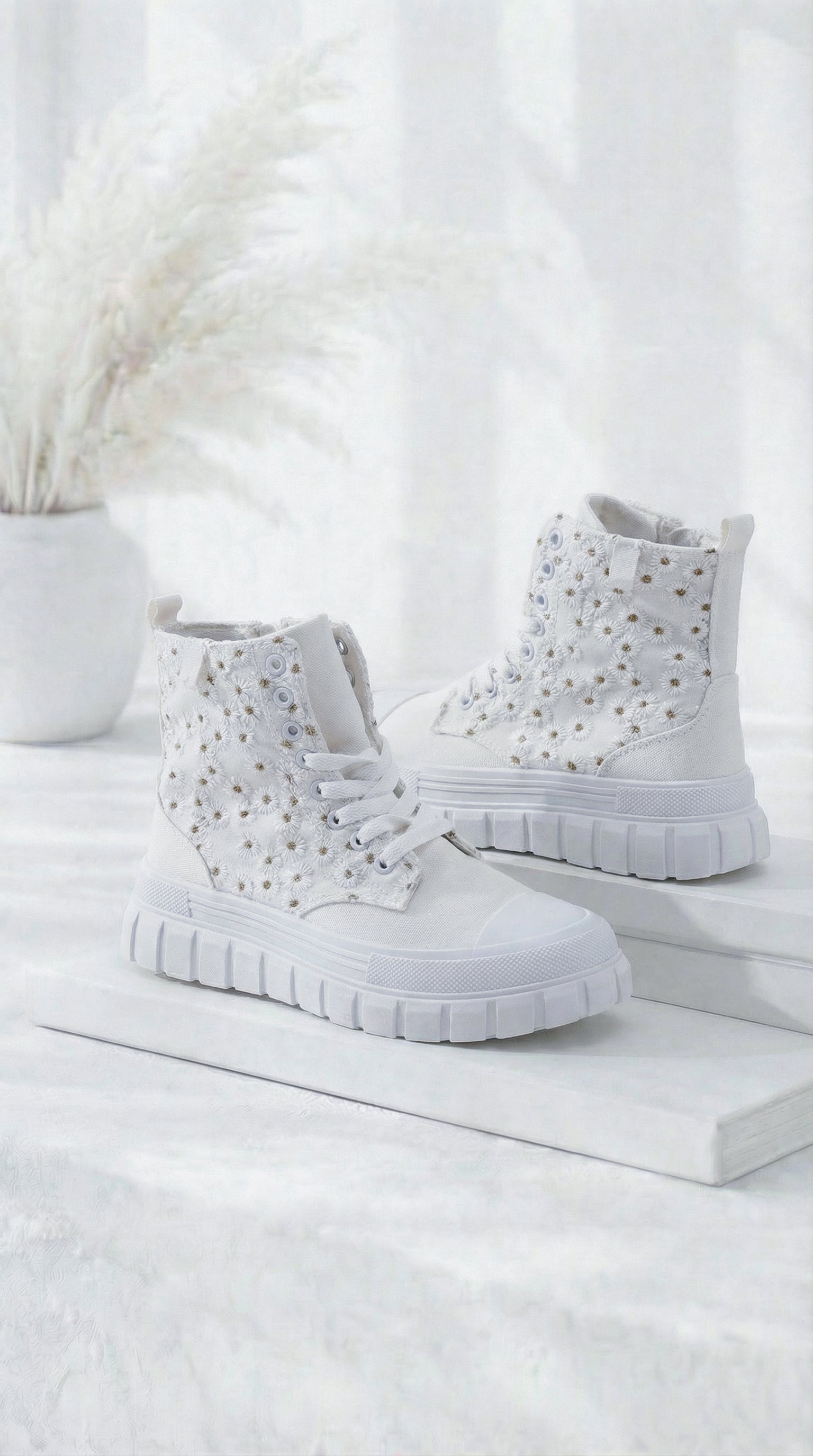 High Sneaker Blossom Rebel *Weiß*