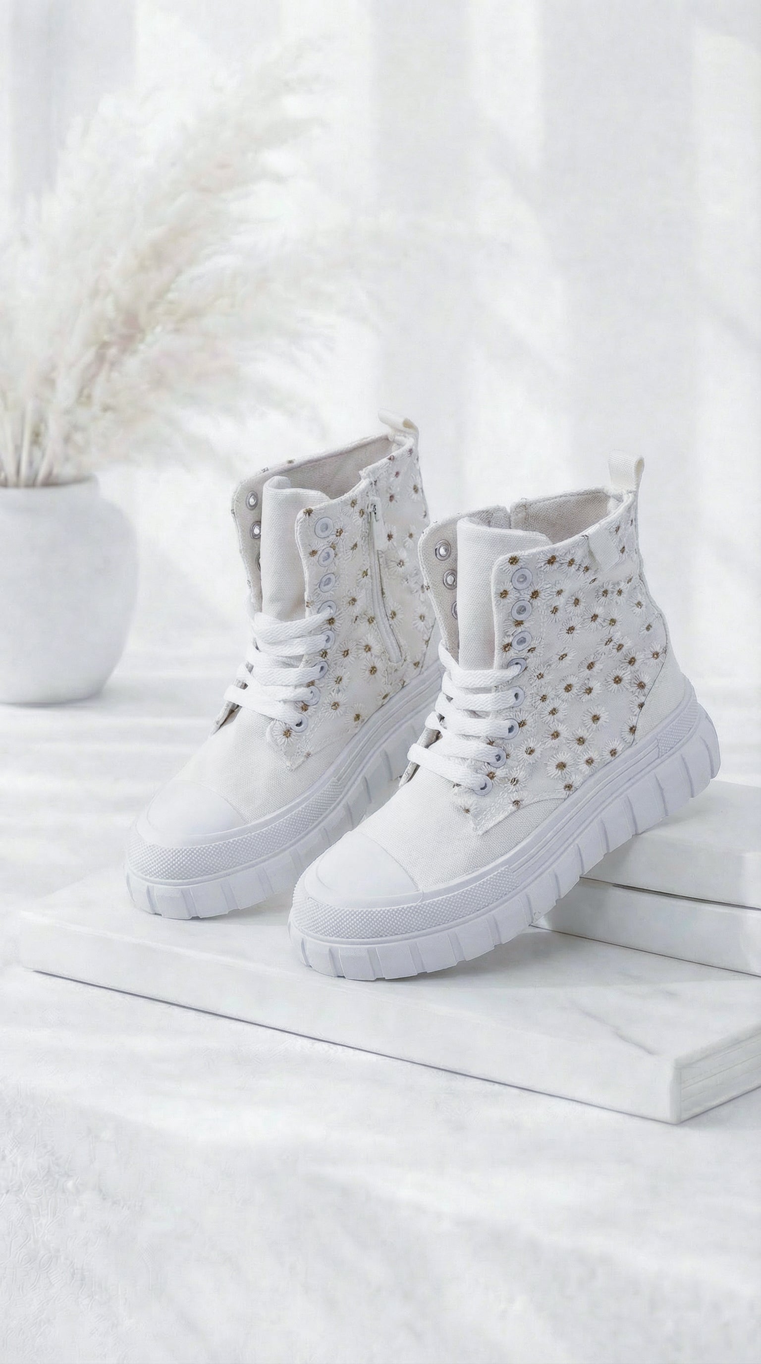 High Sneaker Blossom Rebel *Weiß*