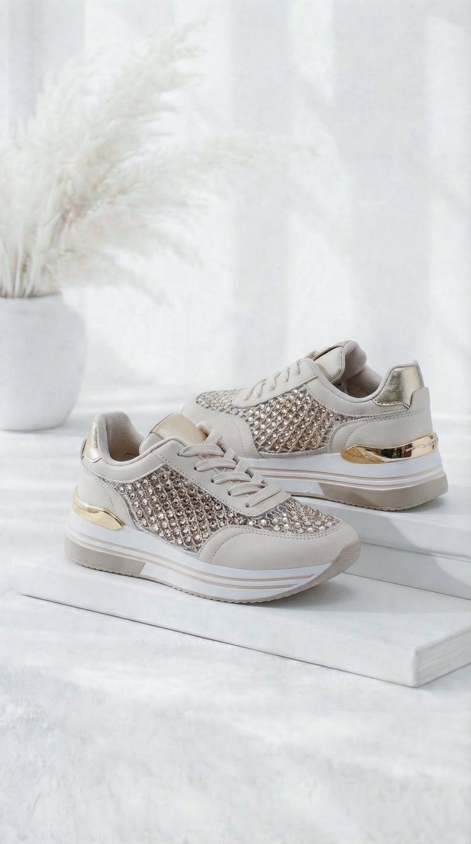 Sneaker Brilliant Shine *Beige*