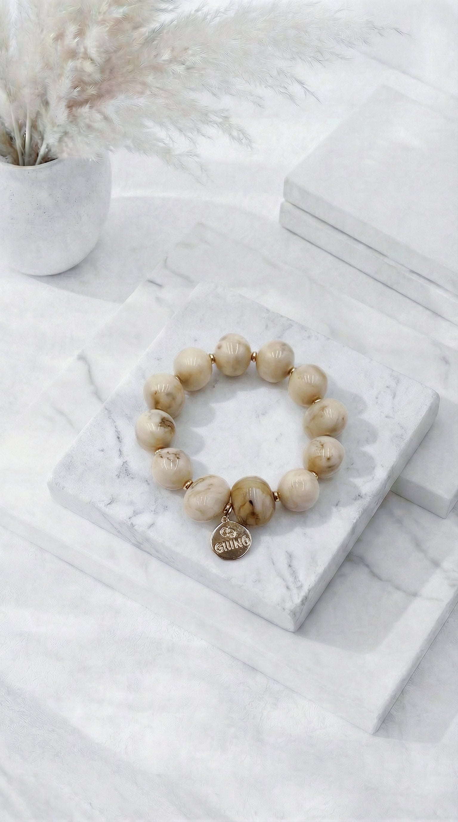 Perlenarmband Fairy Beads *Beige*