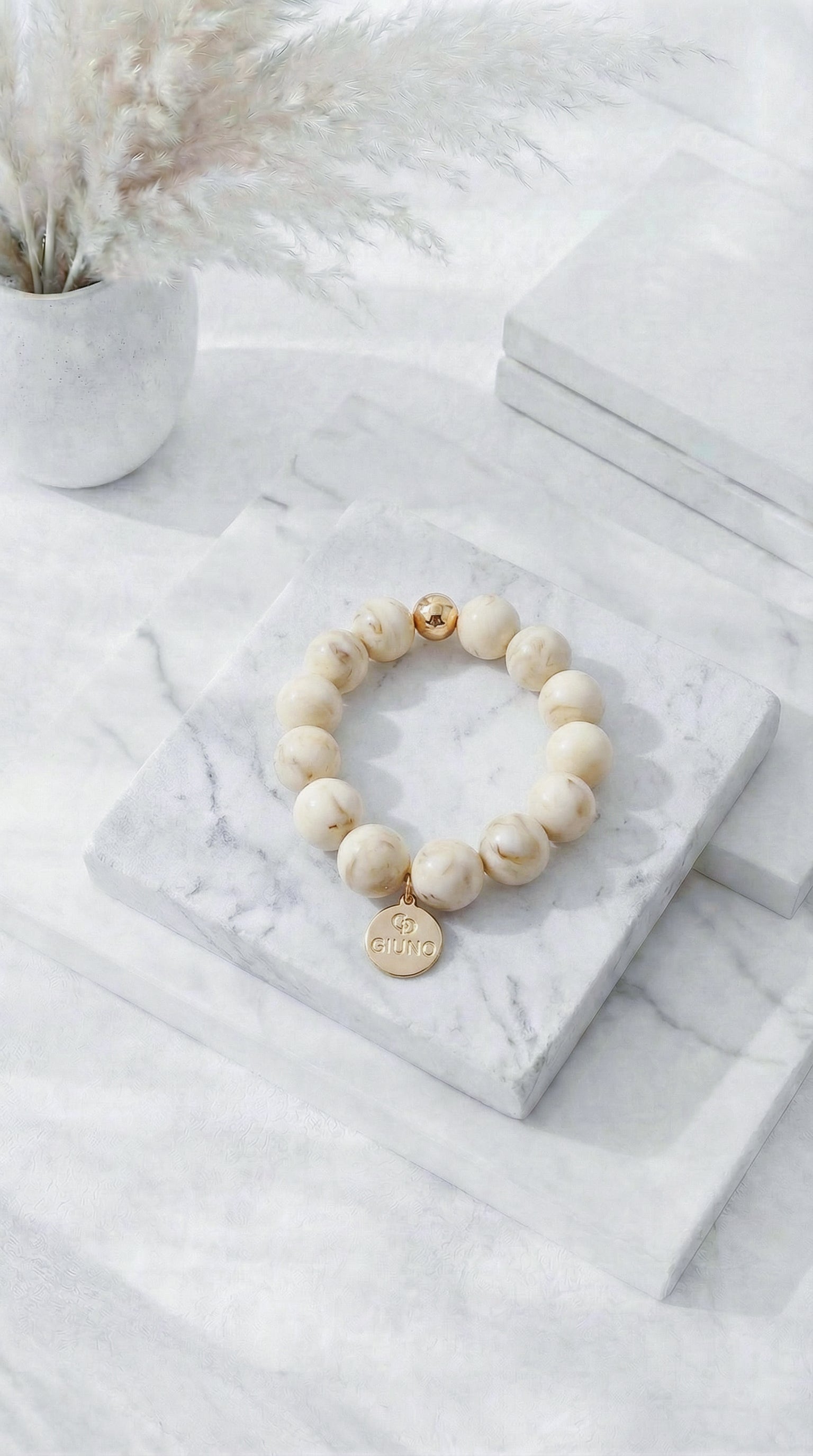 Perlenarmband Soft Aura *Beige*