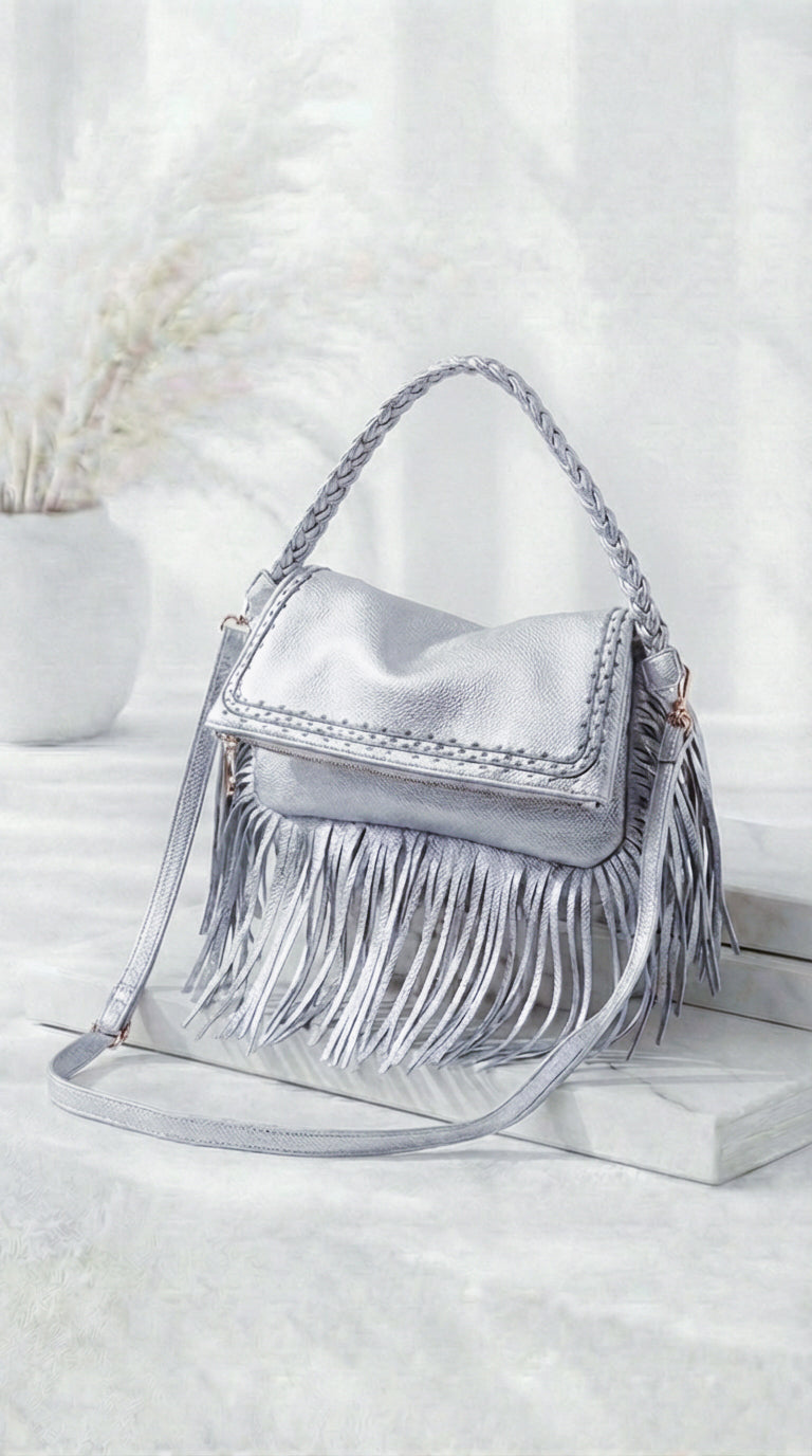 Kleine Umhängetasche Power Nomad *Silber*