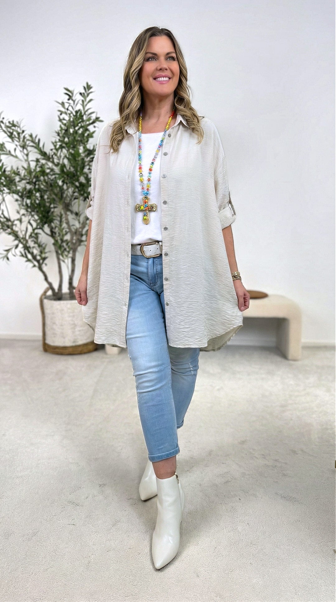 Bluse Iconic Summer *Beige*