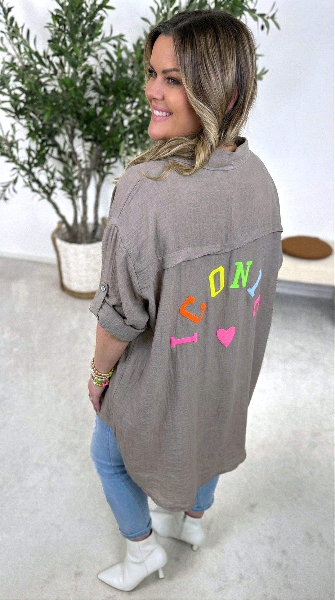 Bluse Iconic Summer *Taupe*