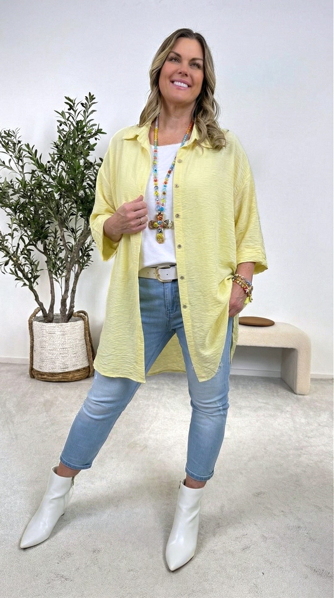 Bluse Iconic Summer *Gelb*