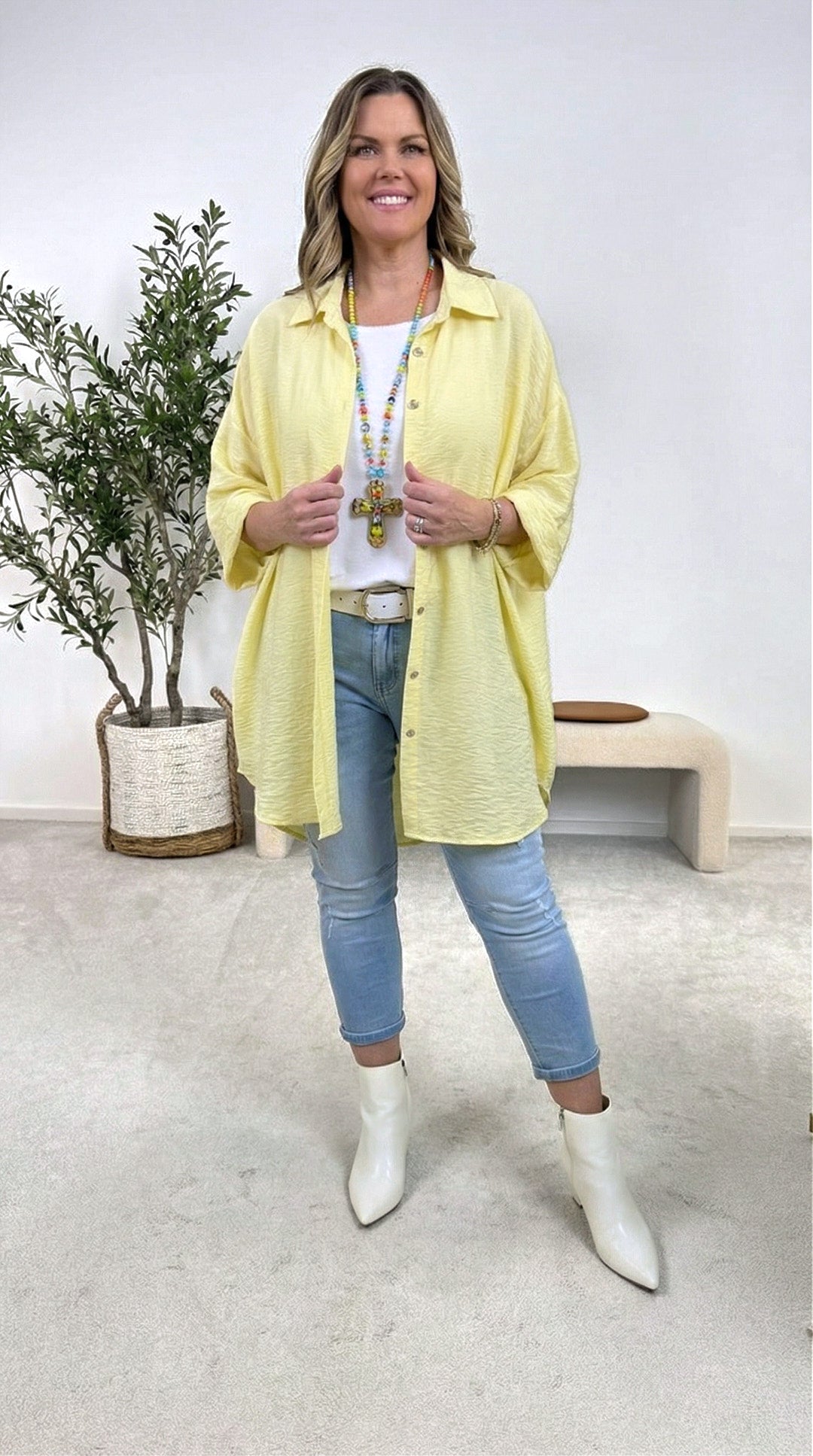 Bluse Iconic Summer *Gelb*