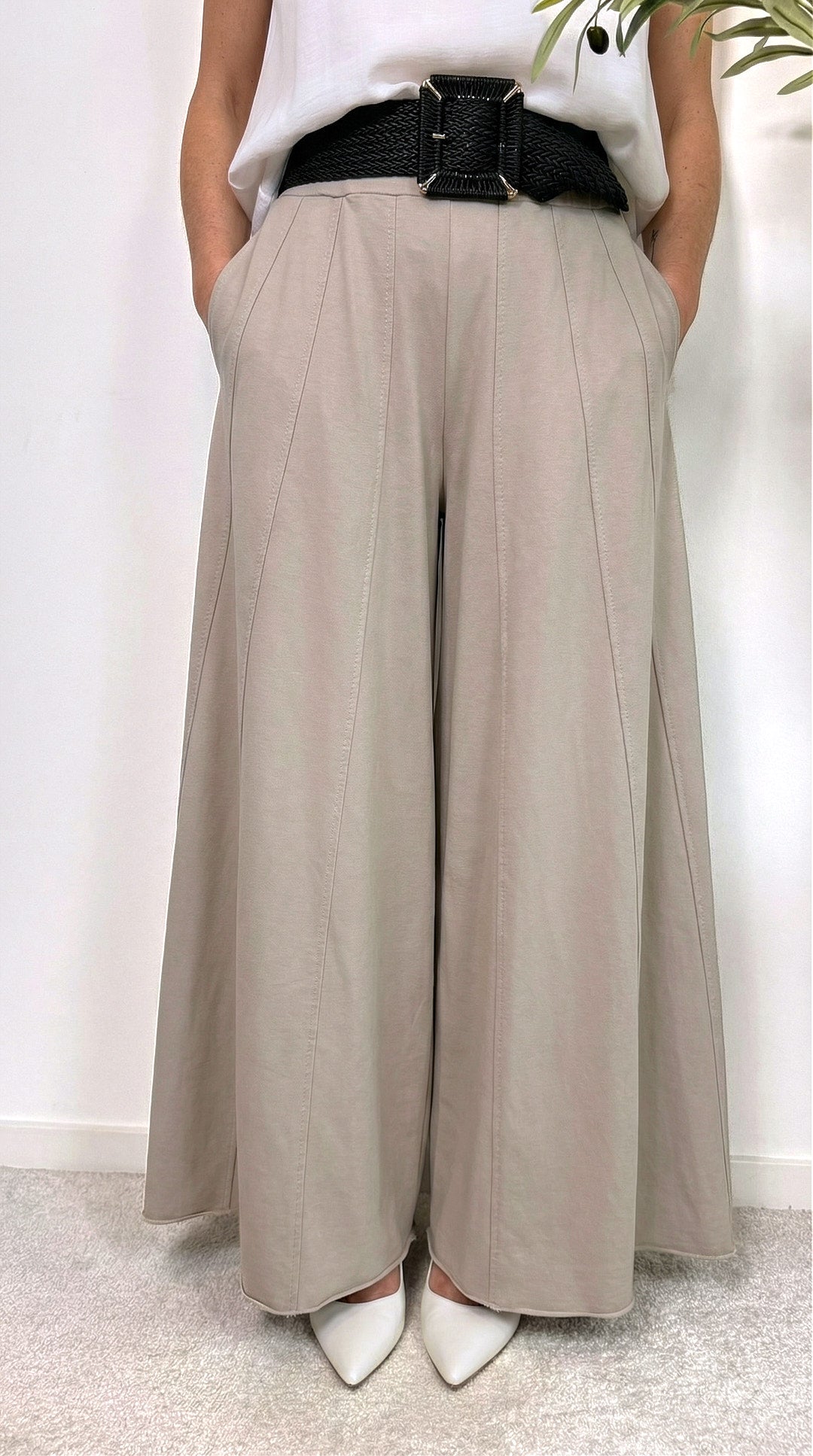 Weite Hose Light Move *Beige*