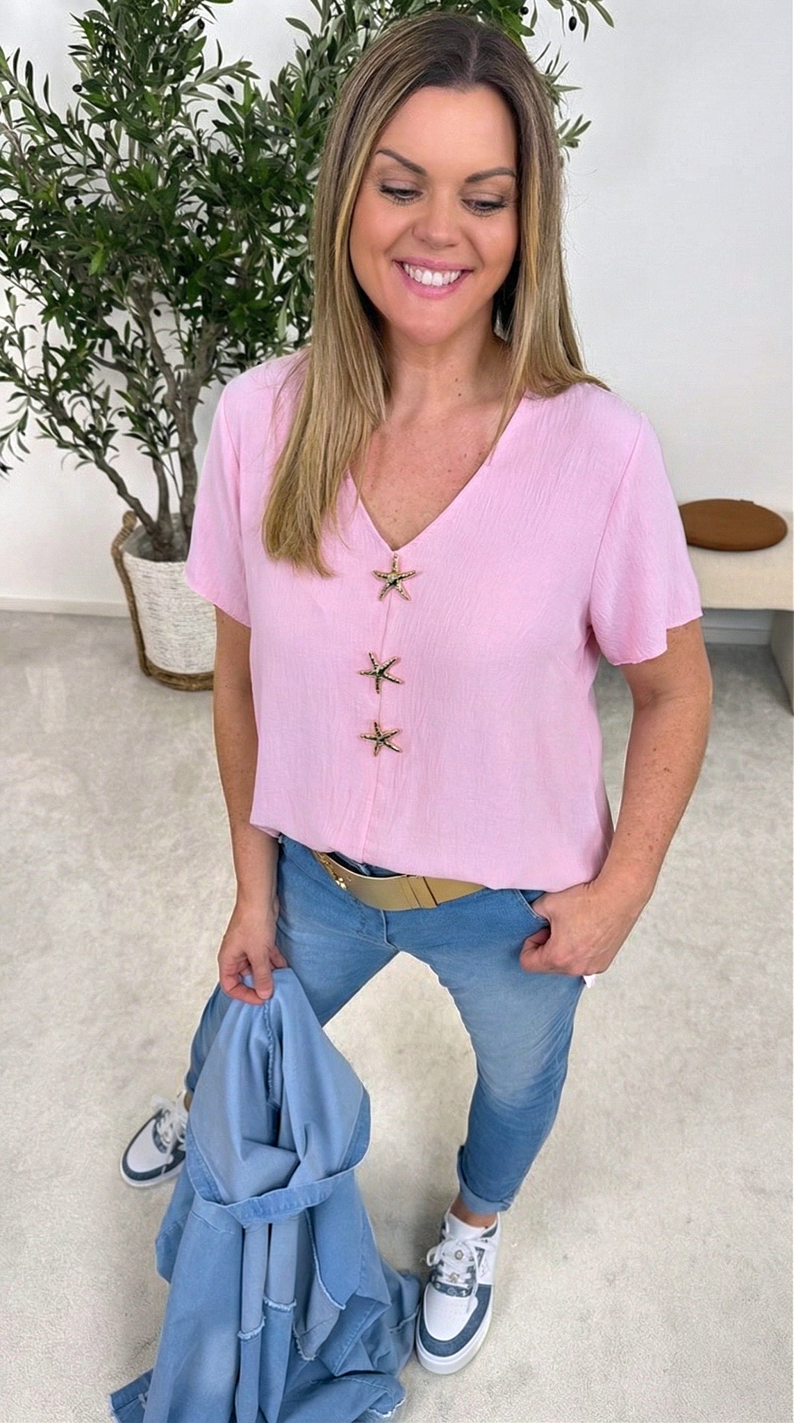 Blusenshirt Ocean Soul *Rosa*