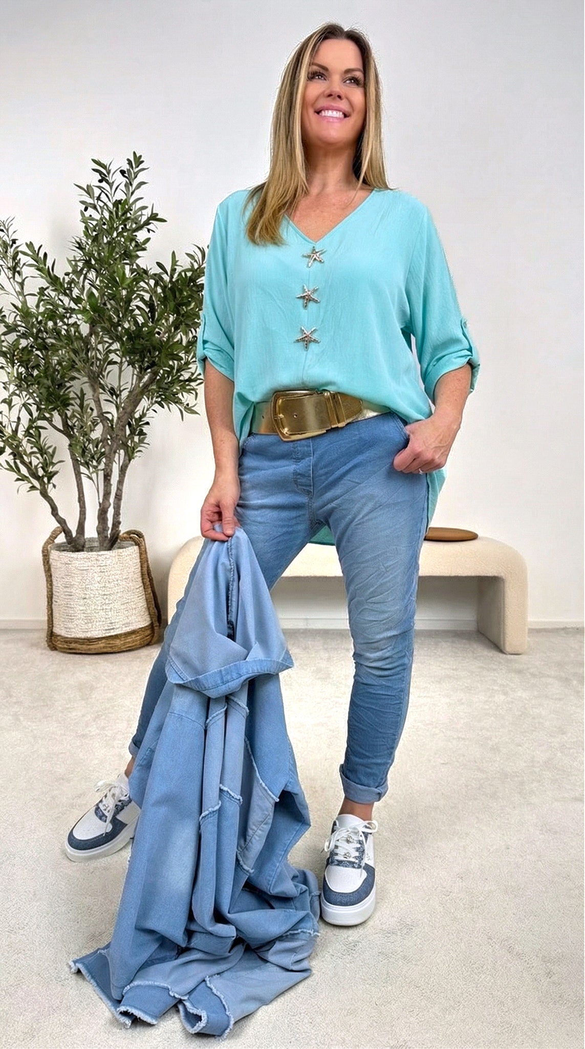 Blusenshirt Ocean Soul *Türkis*