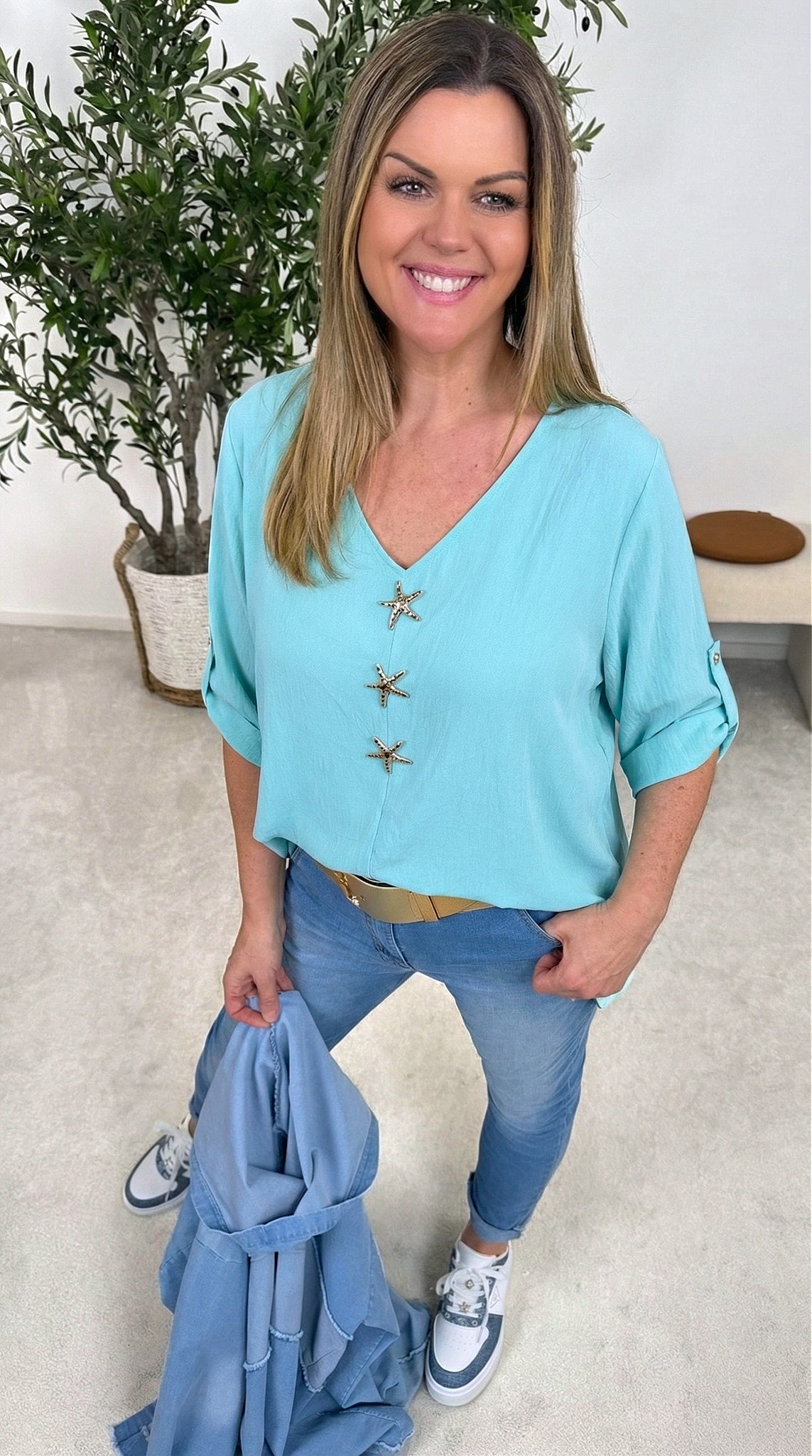 Blusenshirt Ocean Soul *Türkis*