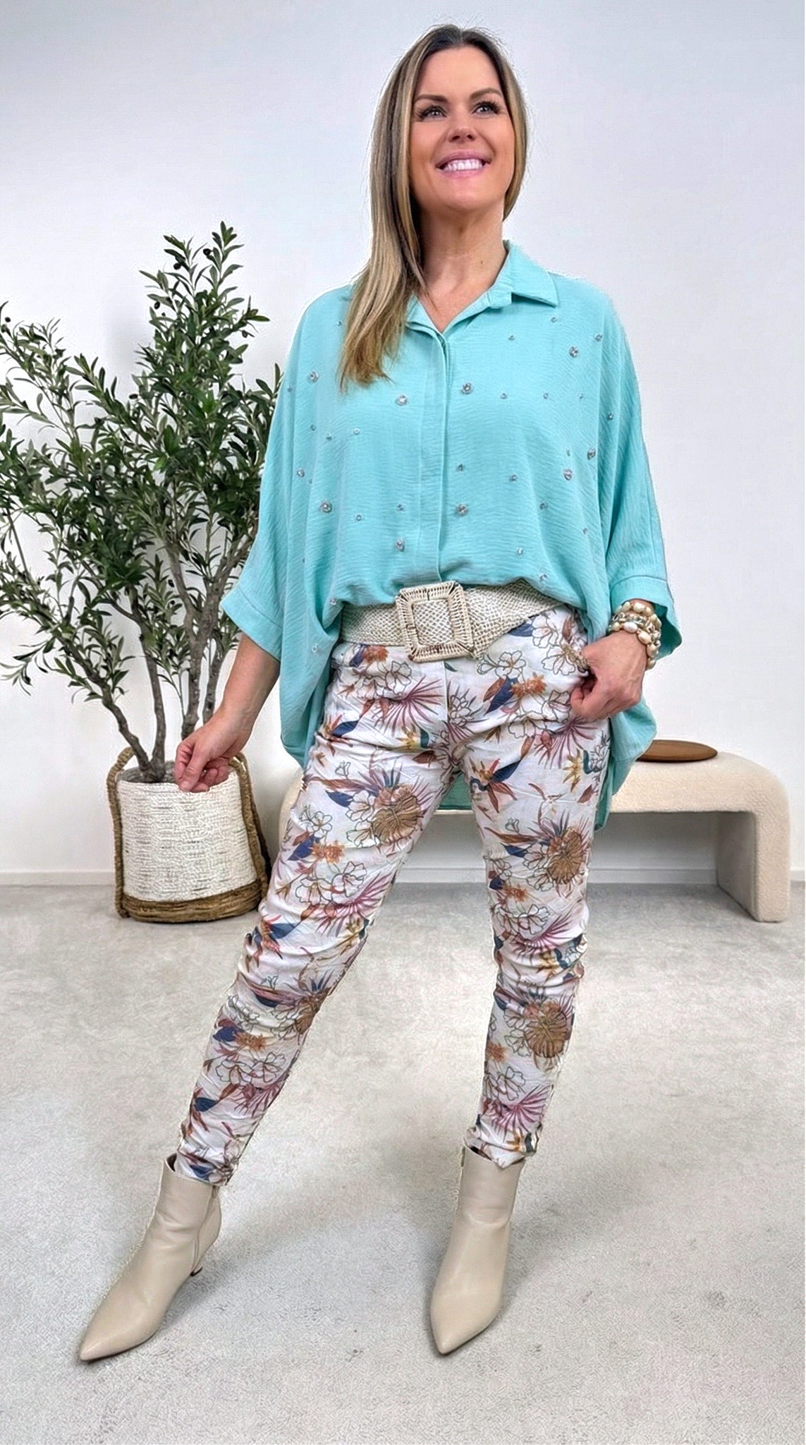 Bluse Glow Affair *Türkis*