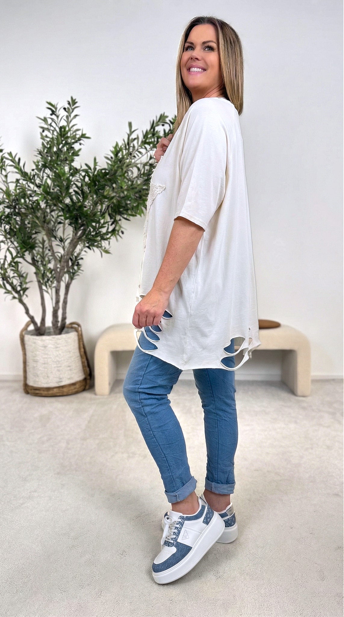 T-Shirt Star of Rebel *Beige*