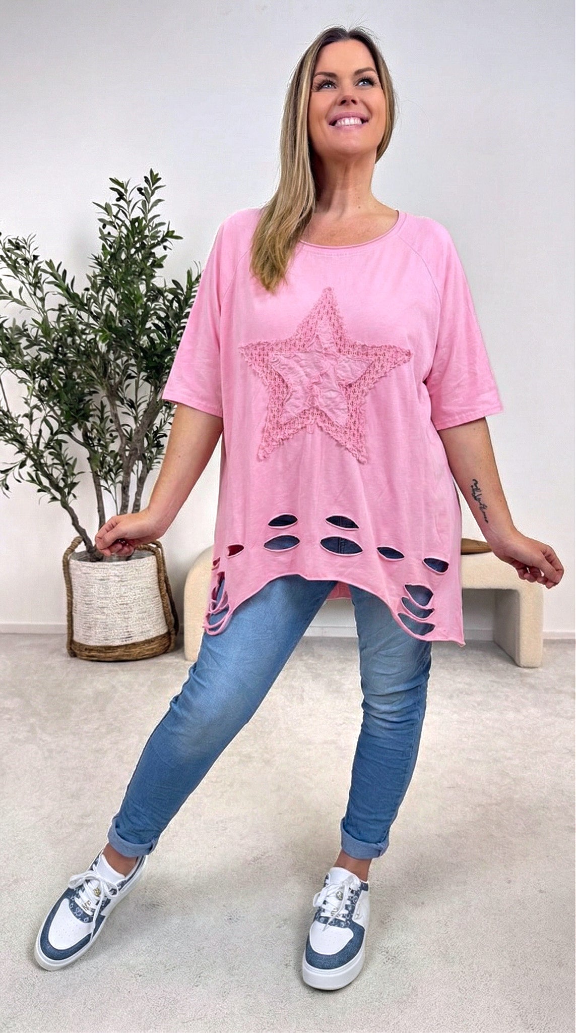 T-Shirt Star of Rebel *Rosa*