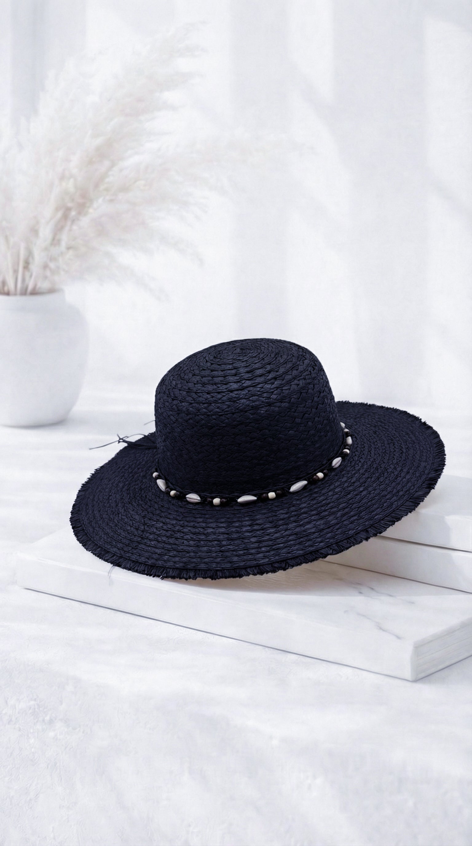 Hut Ocean Shell *Schwarz*